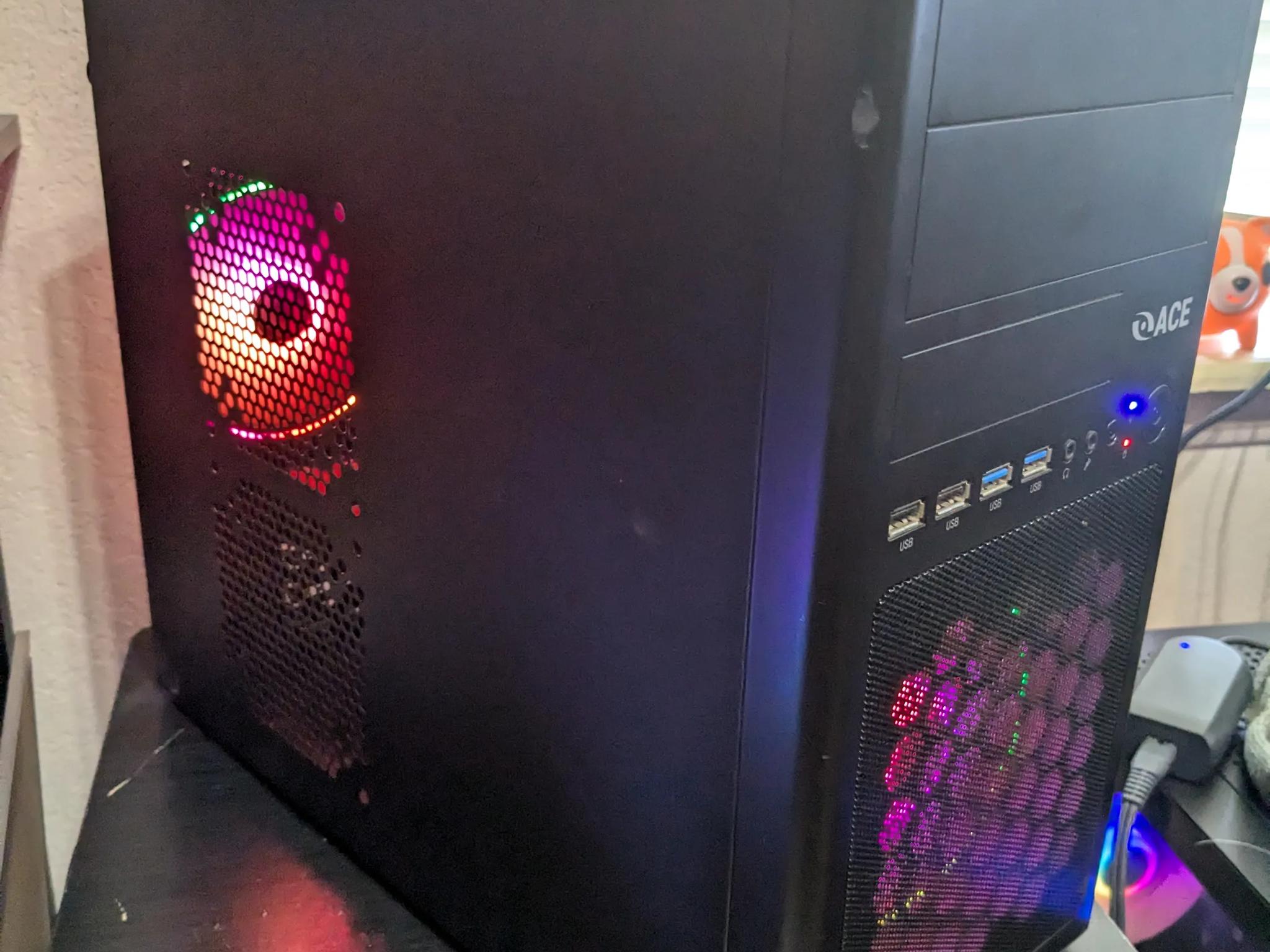 FREE SHIP|| i5-2400, 16GB RAM, GTX 760 2GB, 480GB SSD, WiFI, RGB, Win10