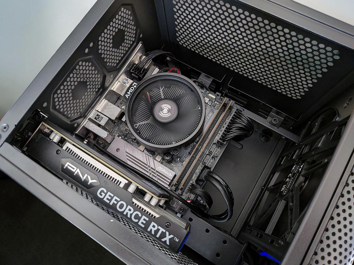 🖤 Mini ITX Gaming PC! Ryzen 5300G, RTX 3050 6GB, 16GB DDR4, 1TB NVME M.2, WIFI, WIN 11 PRO