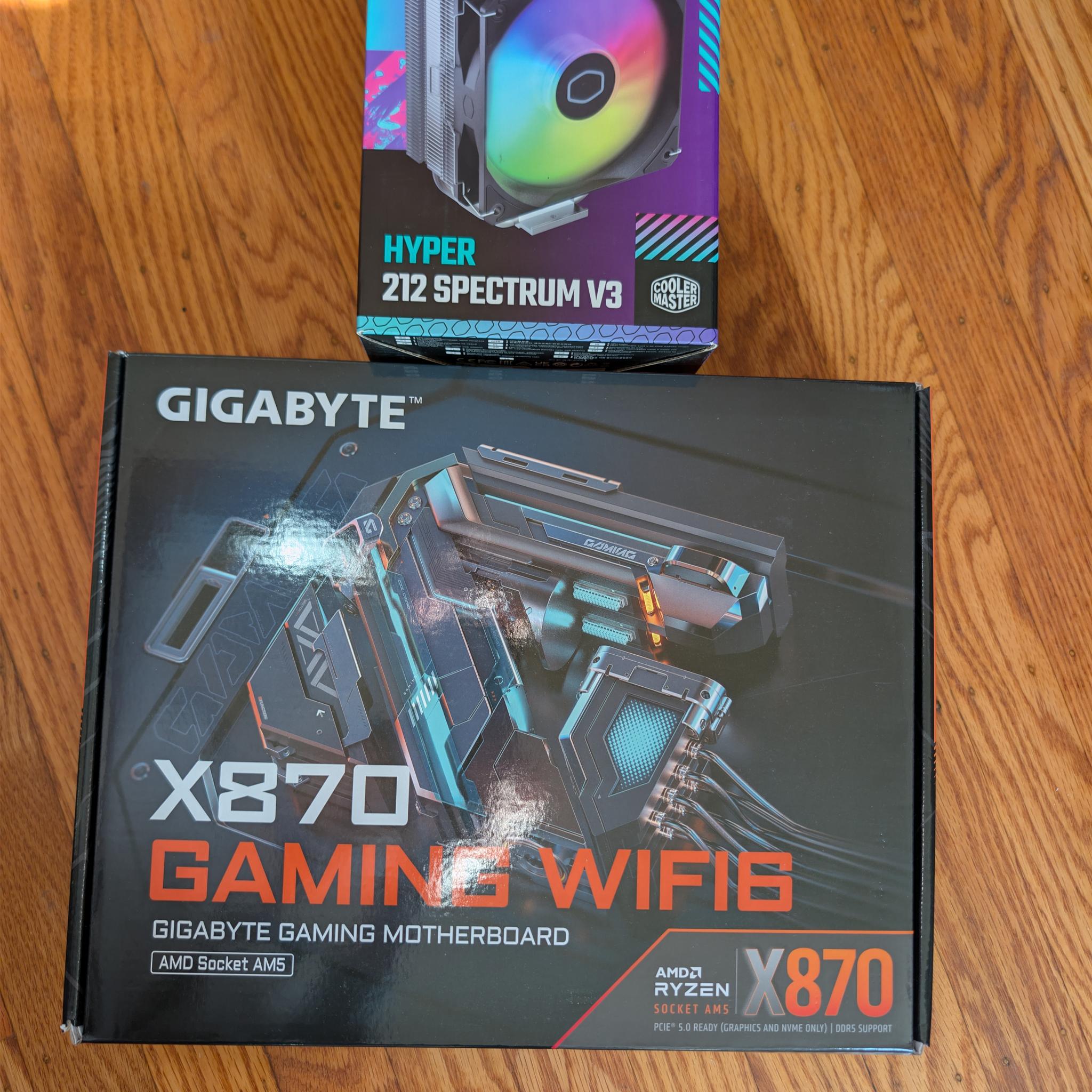 *Brand New* AMD Ryzen 5 7600X3D / X870 Gaming WiFi6 / 32GB DDR5 6000 / Hyper 212 Spectrum V3 Bundle