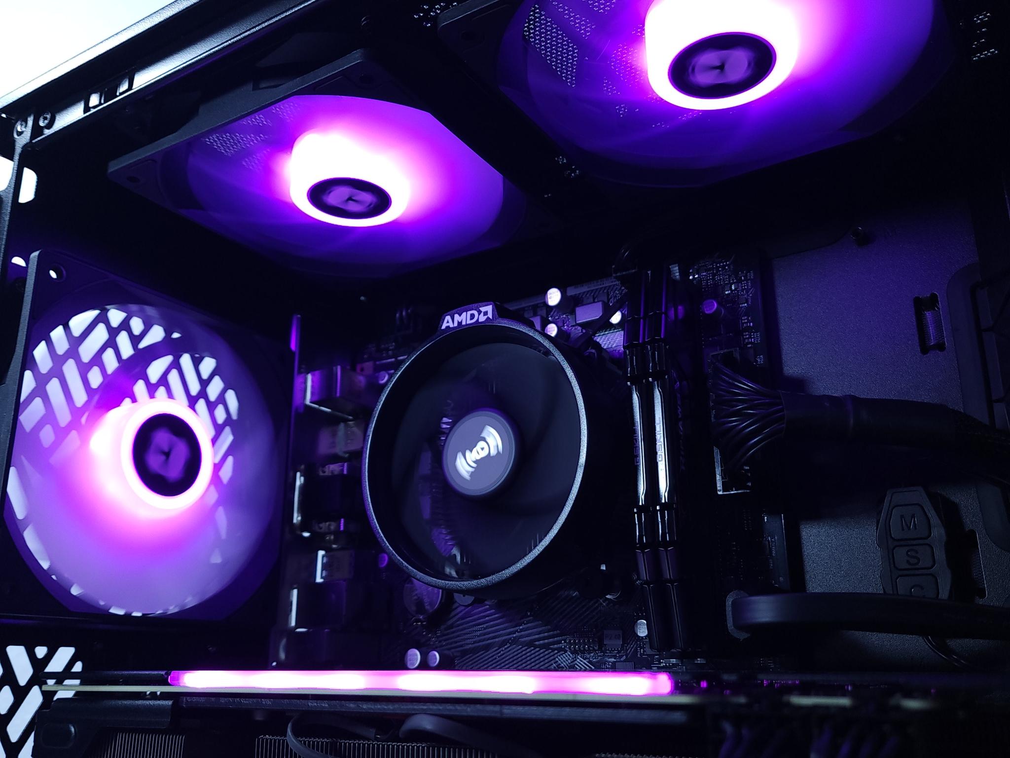 💜🖤RTX 3070 || Ryzen 5 5600GT || 1.5TB SSD* || 16GB 3200MHz DDR4 || 1080p/1440p Gaming Computer
