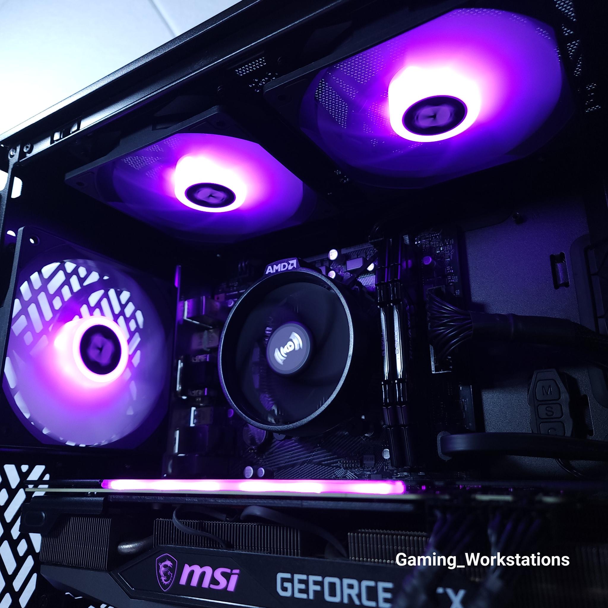 💜🖤RTX 3070 || Ryzen 5 5600GT || 1.5TB SSD* || 16GB 3200MHz DDR4 || 1080p/1440p Gaming Computer