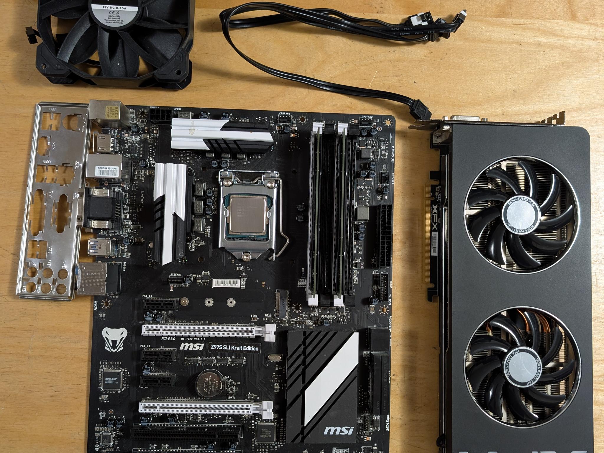 MSI Z97 Krait + Core i5 4690K + Radeon R9 290x + 16GB DDR3