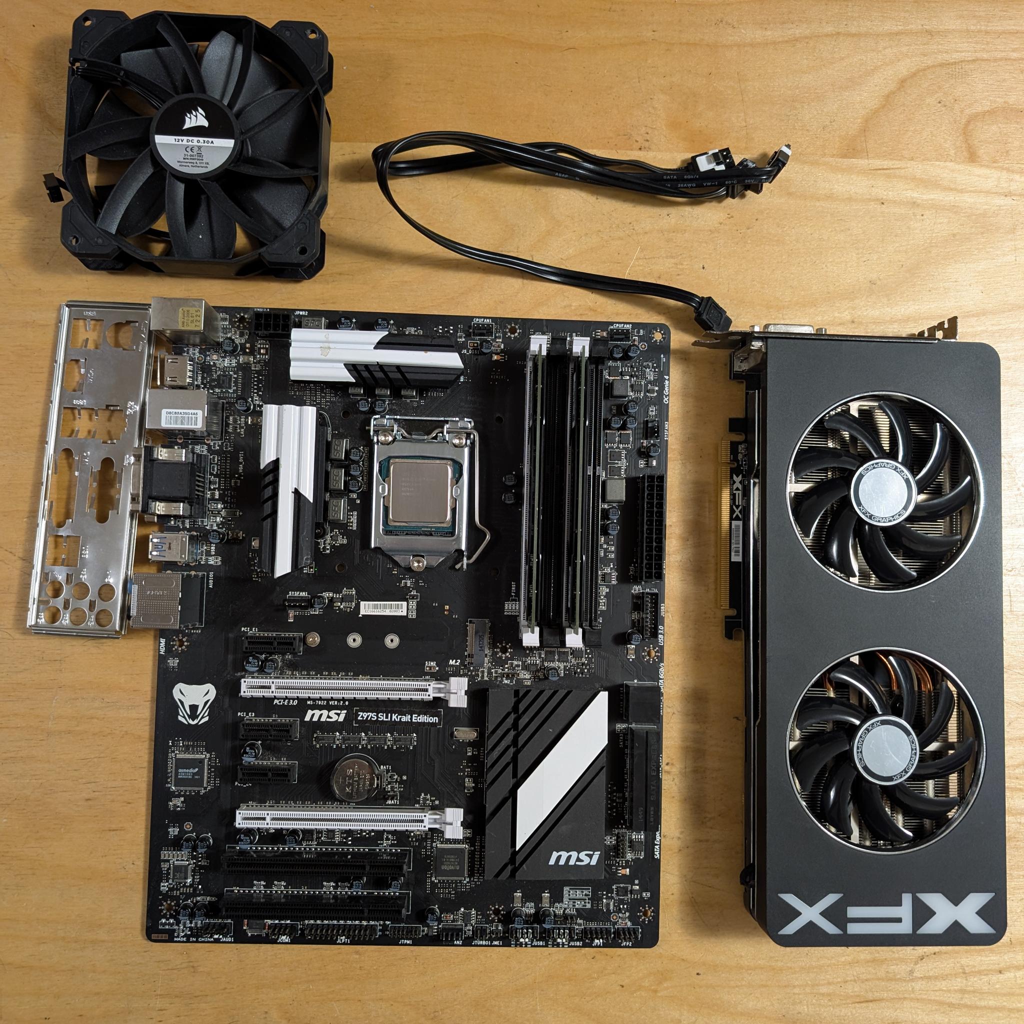 MSI Z97 Krait + Core i5 4690K + Radeon R9 290x + 16GB DDR3
