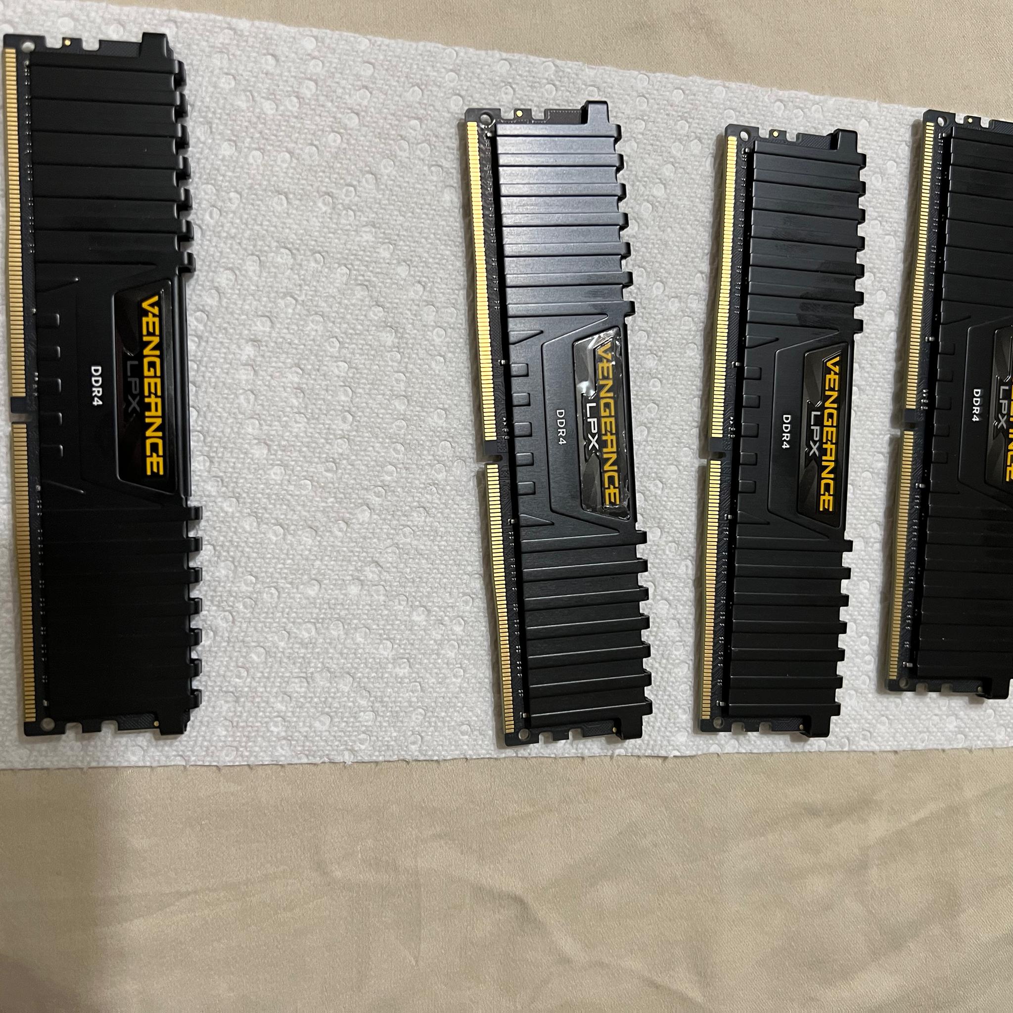 64 Gigs Memory 4 dimms 3200  CL16