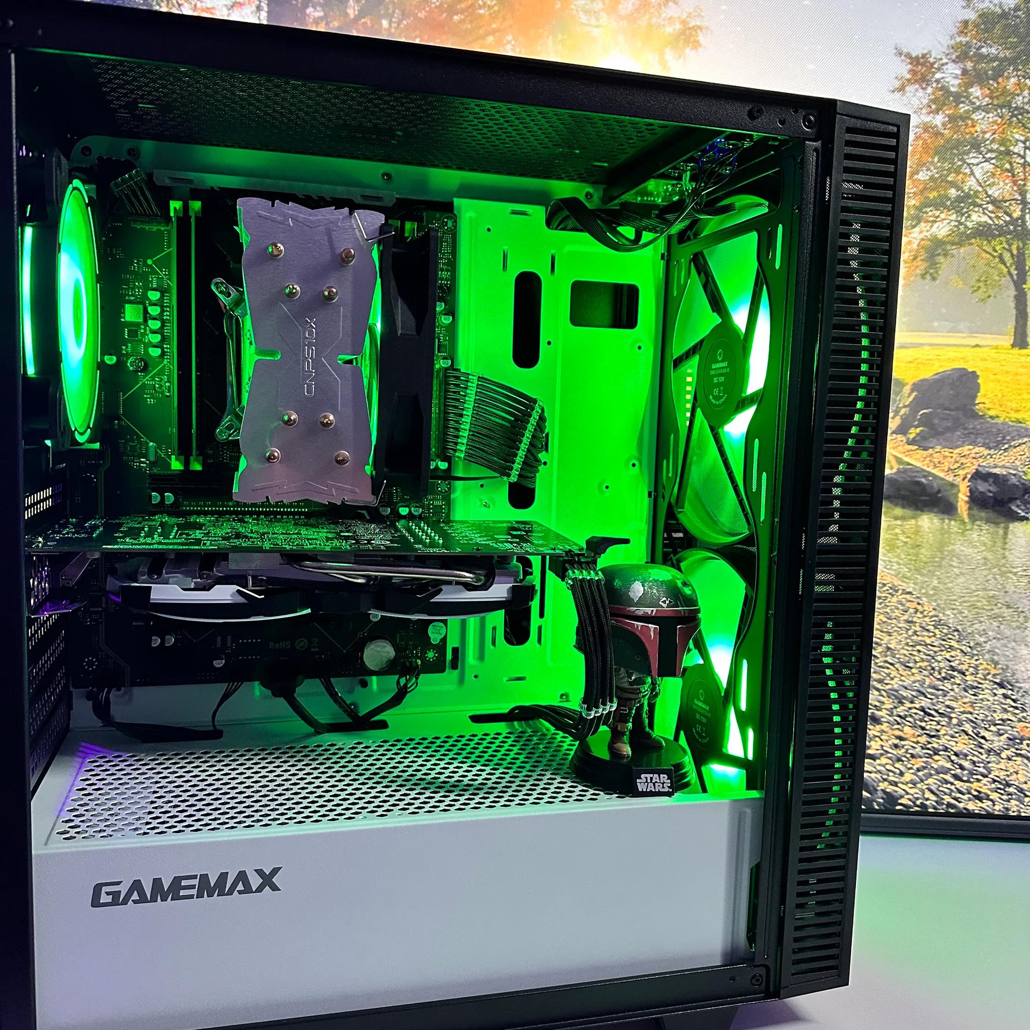 🌌Cobb Vanth🌌-Gaming PC- Intel Xeon 2680 V3 12 Cores-AMD RX 580 4GB-16GB DDR4 RAM-512GB NVME