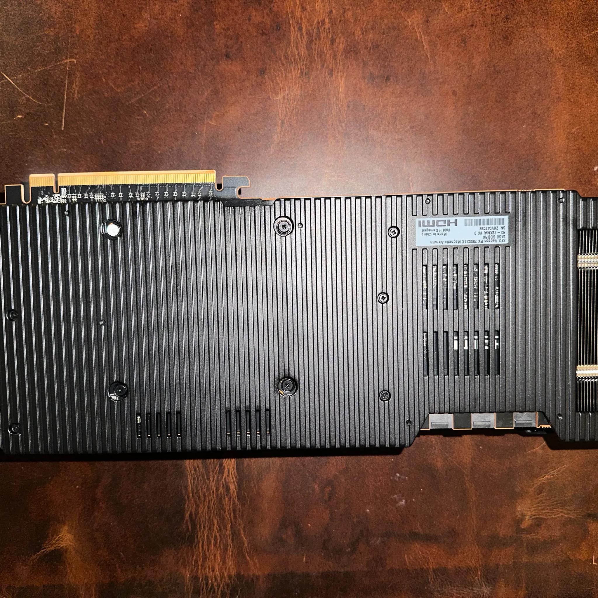 XFX Mercury RX 7900 XTX 24GB Magnetic Air AMD Radeon GPU - 24 GB