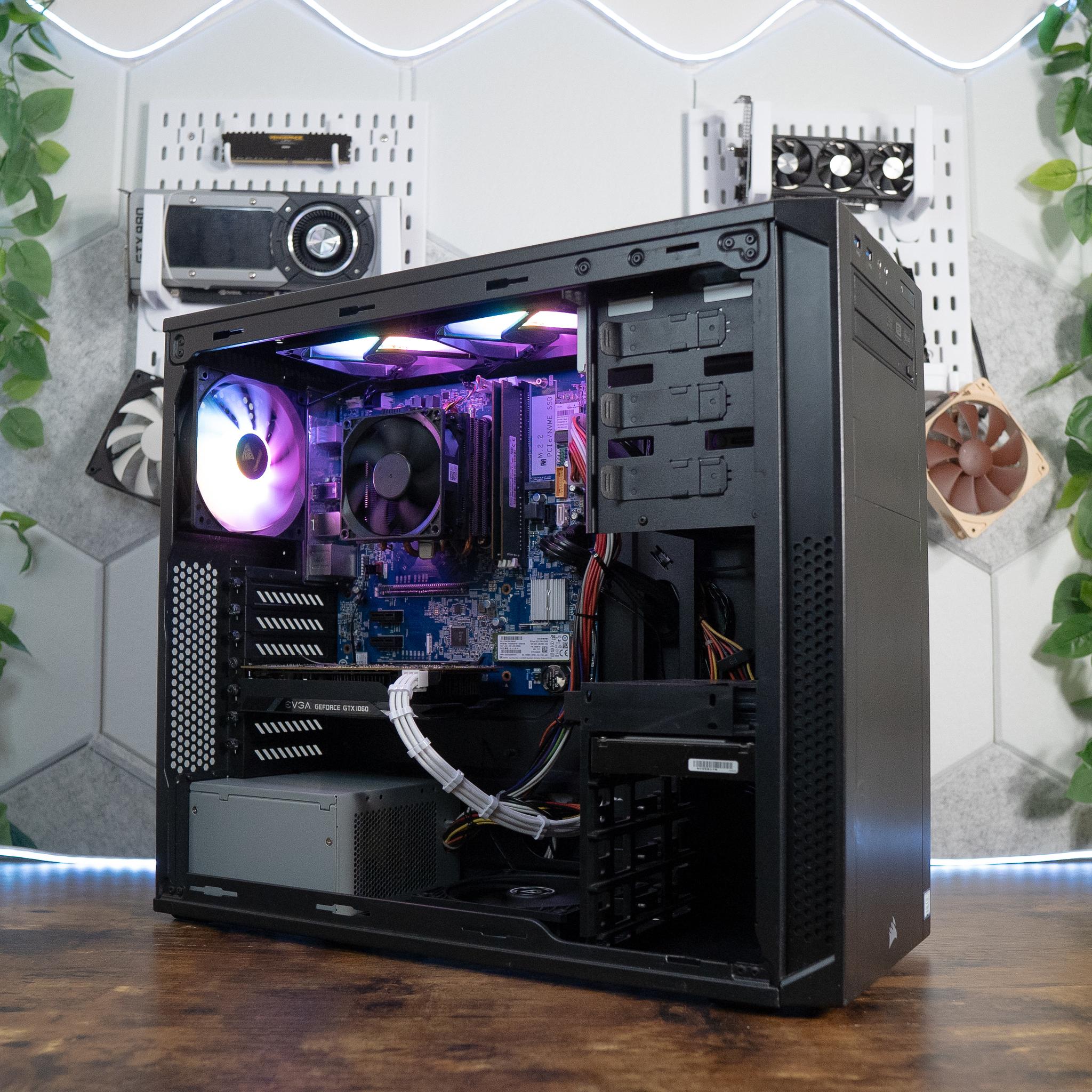 🎮👾 | EVGA GTX 1060 6GB | RYZEN 5 1600X | 16GB DDR4 RAM | 256GB M.2 SSD + 1.5TB HDD | Elite Borealis