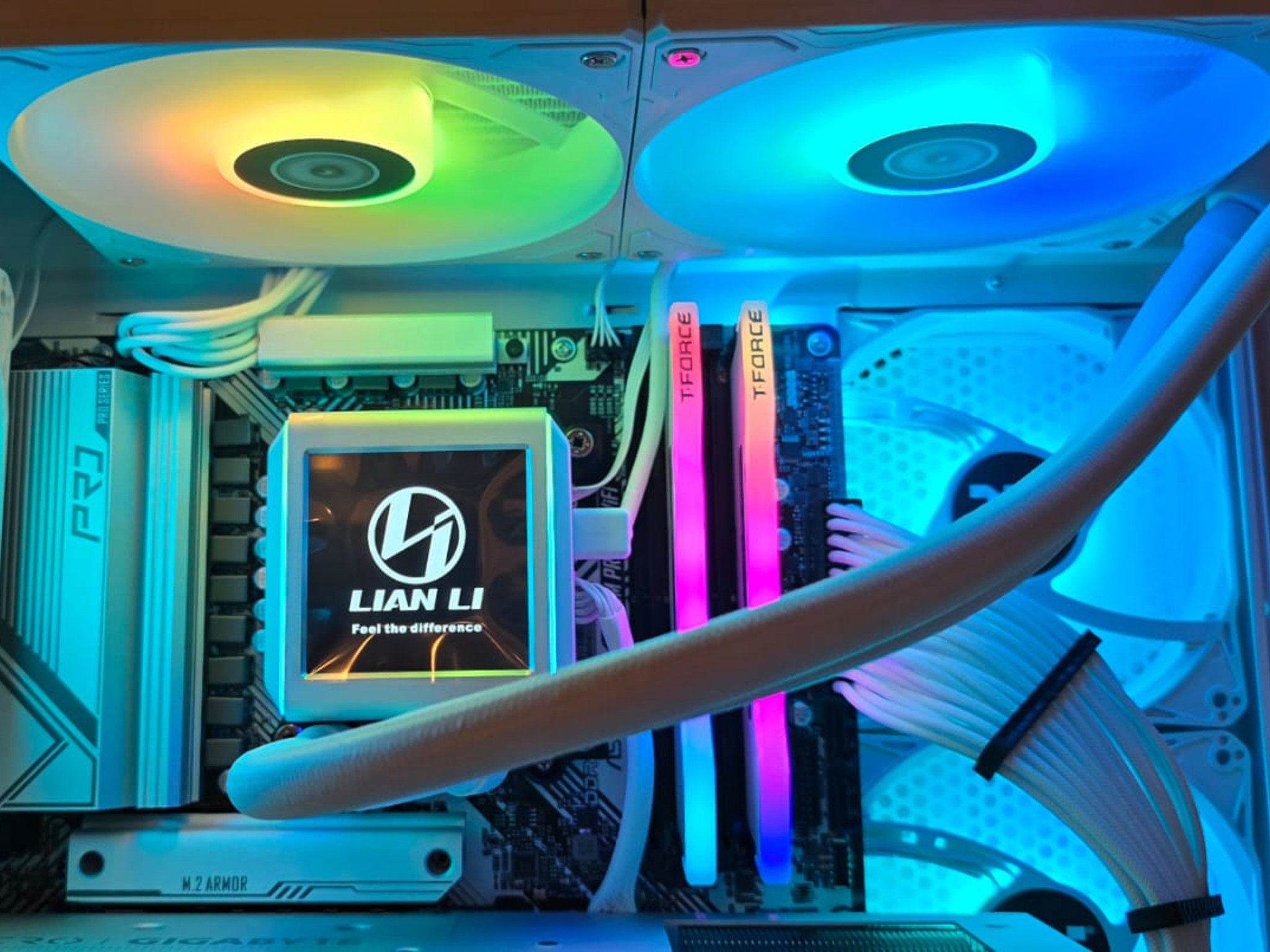 Custom White ARGB Gaming PC – Sleek, Powerful, and Ready to Go