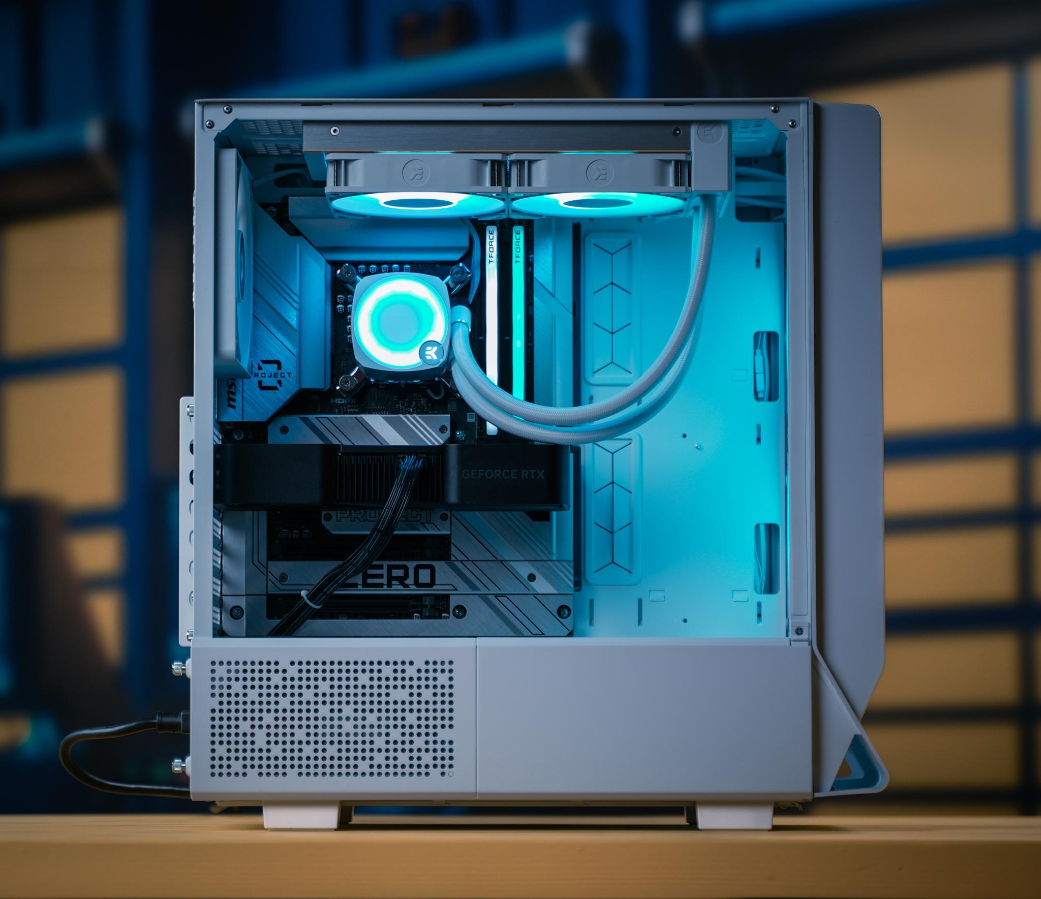 “H1D3W4R3” RTX 4070 SUPER i7 13700KF 32GB Windows 11 PRO 2TB M.2 Workstation Gaming PC