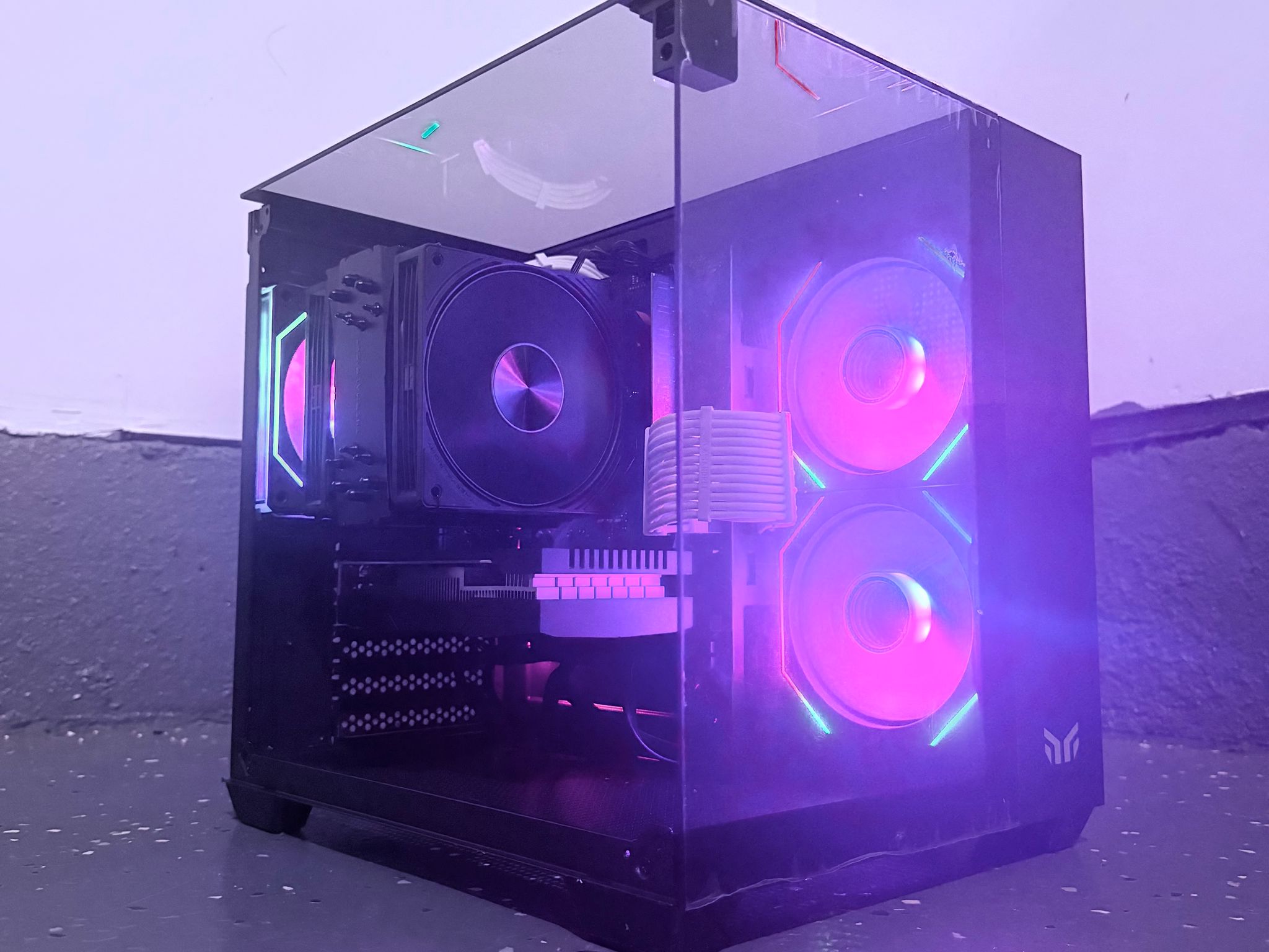 ⚫️"Neon Eclipse"🌈 | 1080p Gaming | RTX 3050 | Ryzen 5 2600 | 16GB Ram | 1TB SSD | Free Shipping