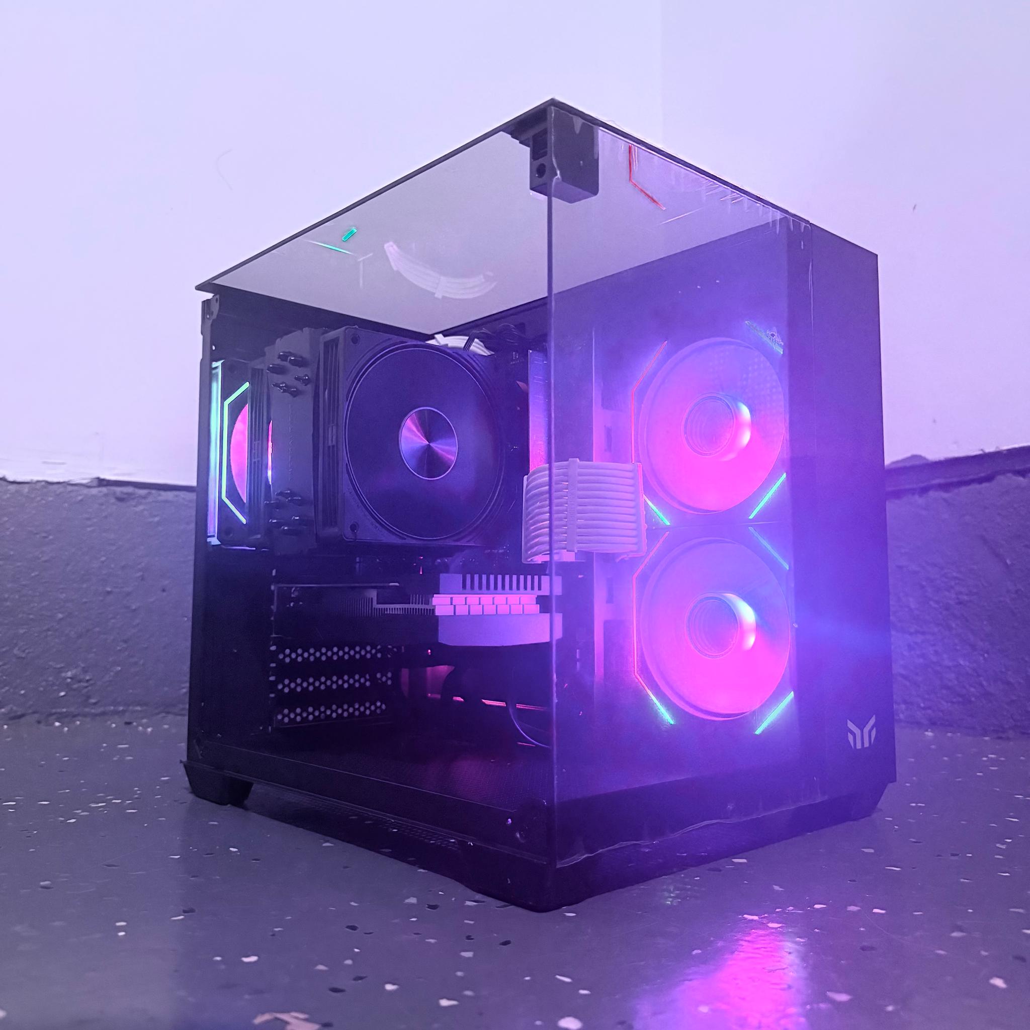 ⚫️"Neon Eclipse"🌈 | 1080p Gaming | RTX 3050 | Ryzen 5 2600 | 16GB Ram | 1TB SSD | Free Shipping