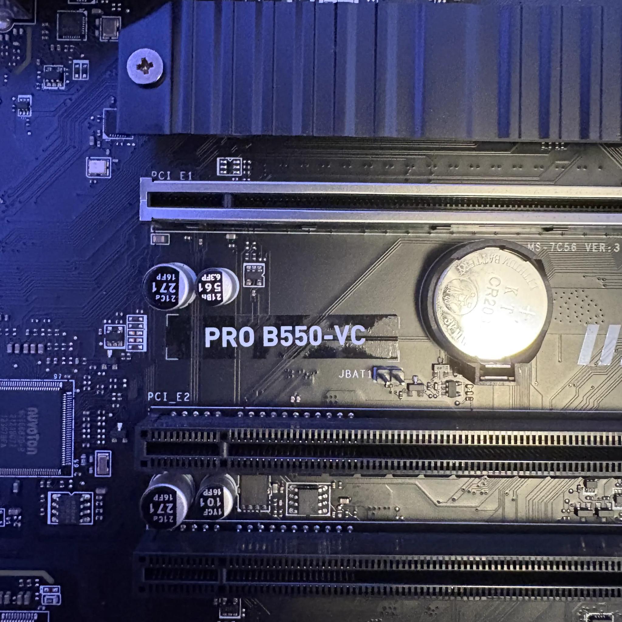MSI PRO B550-VC AMD AM4 Socket ***View Description
