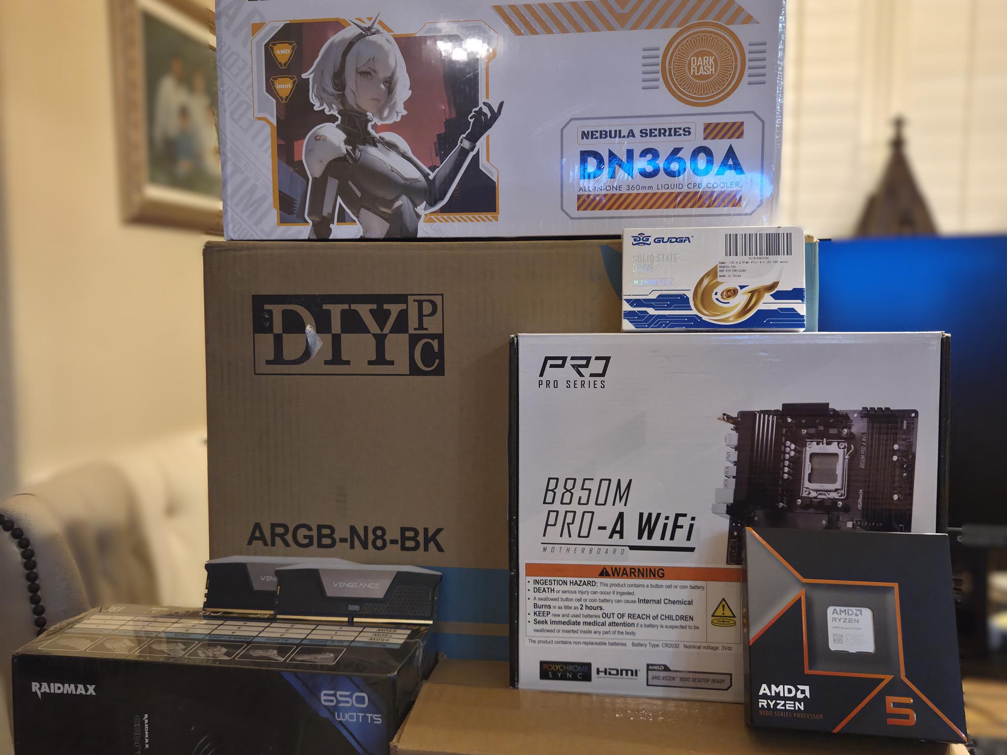 Lucifron! 🔥– Ryzen 5 9600X • RX 9070 • 32GB DDR5 6000 • 1TB Gen4 NVMe • WiFi • Windows 11 Pro