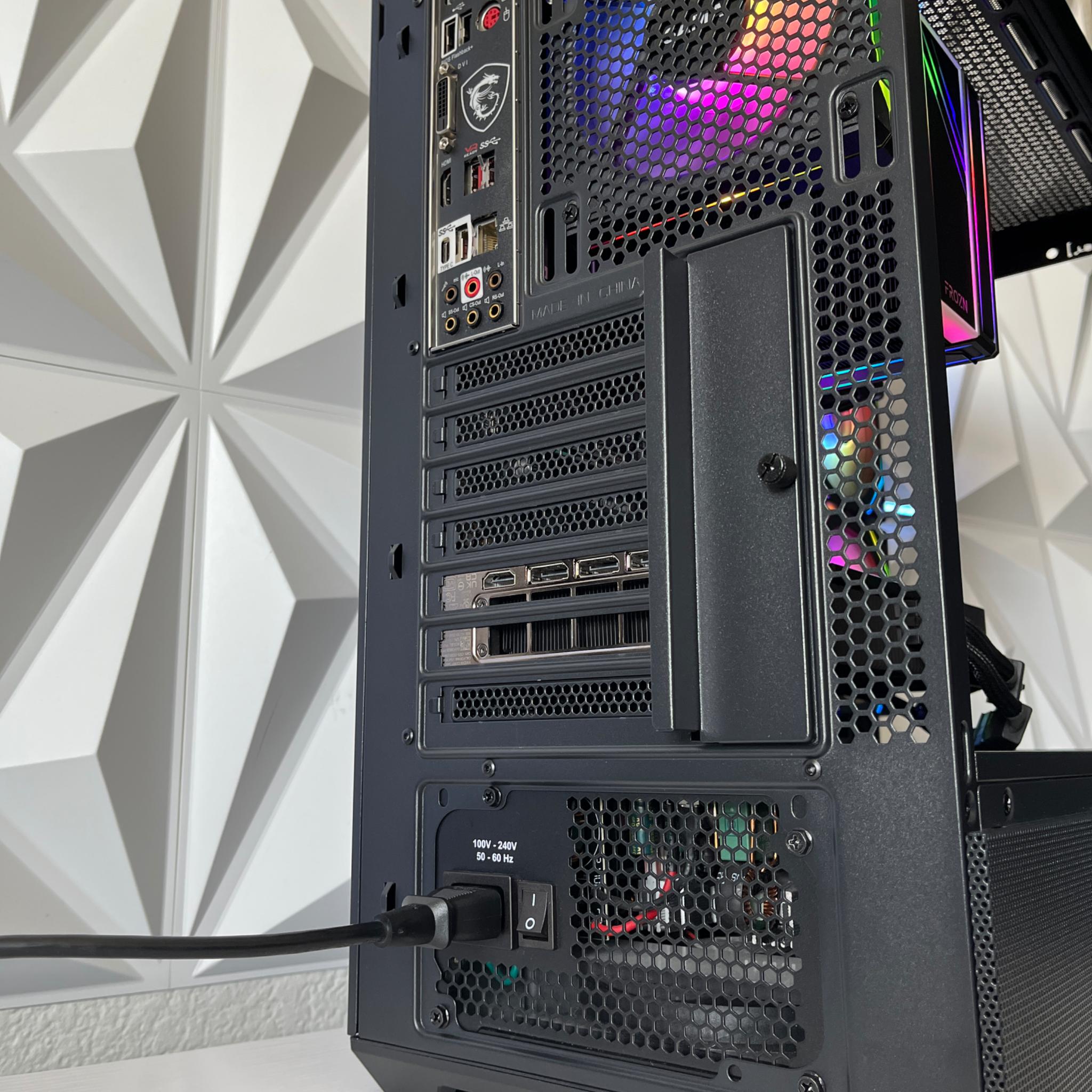 RTX 3080 10GB, Ryzen 7 5700G, 32GB RAM | Black RGB Gaming Computer/PC