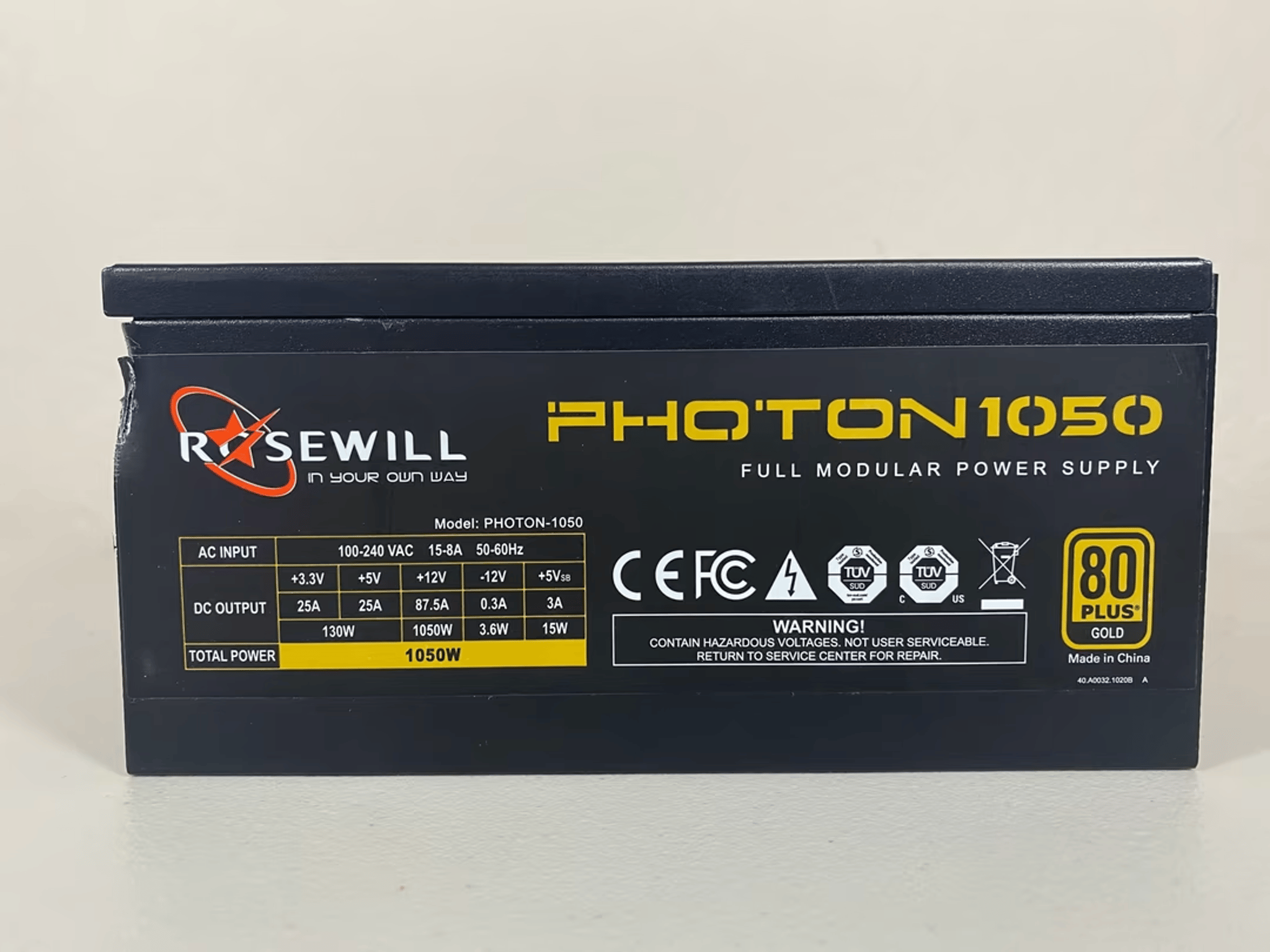 Rosewill Photon 1050w 80+ Gold Fully Modular Power Supply