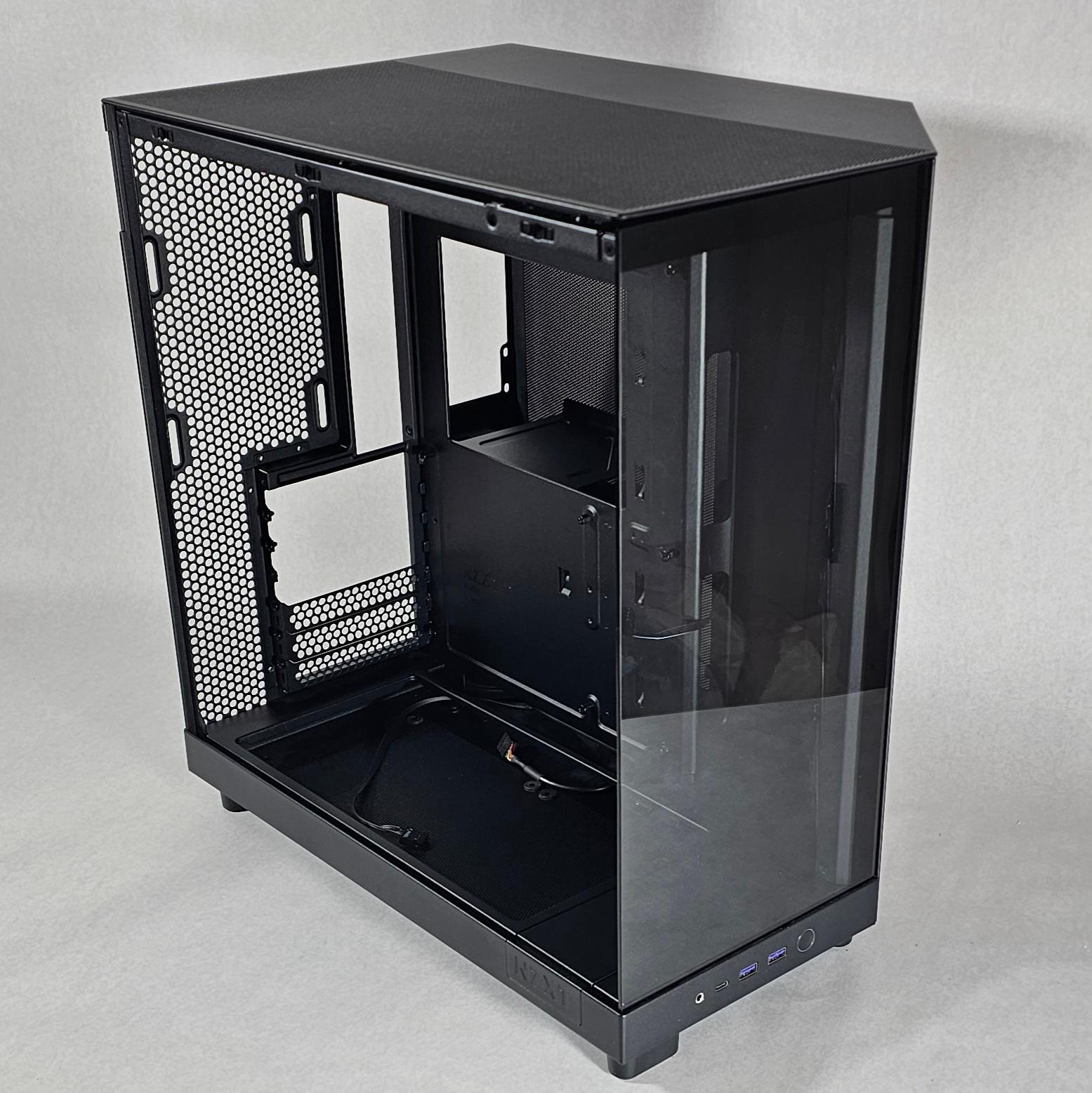 NZXT PC Case with Tempered Glass Side Panel and Front Mesh