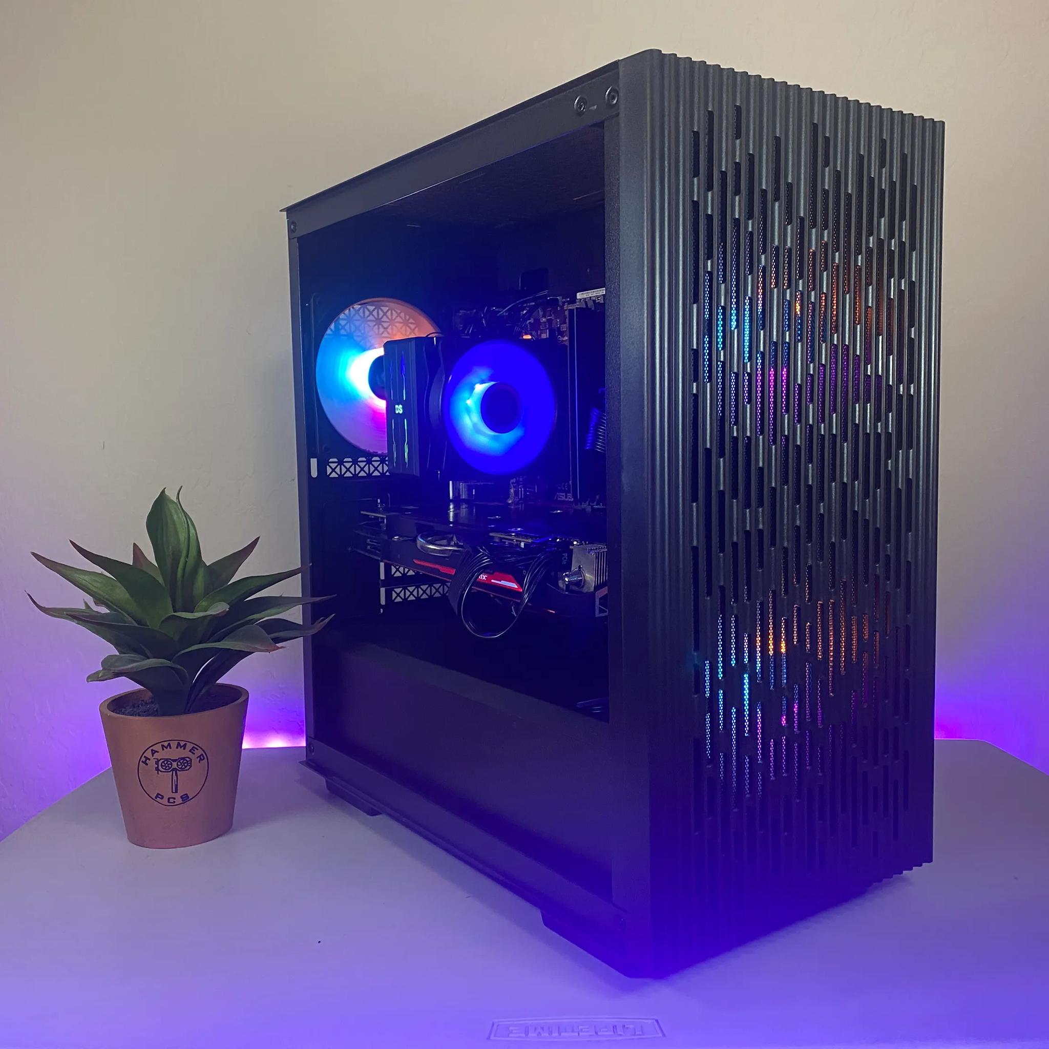 👾 Custom Built intel i5/AMD Radeon Budget RGB Gaming PC Computer 👾 | Minecraft, Valorant, and more