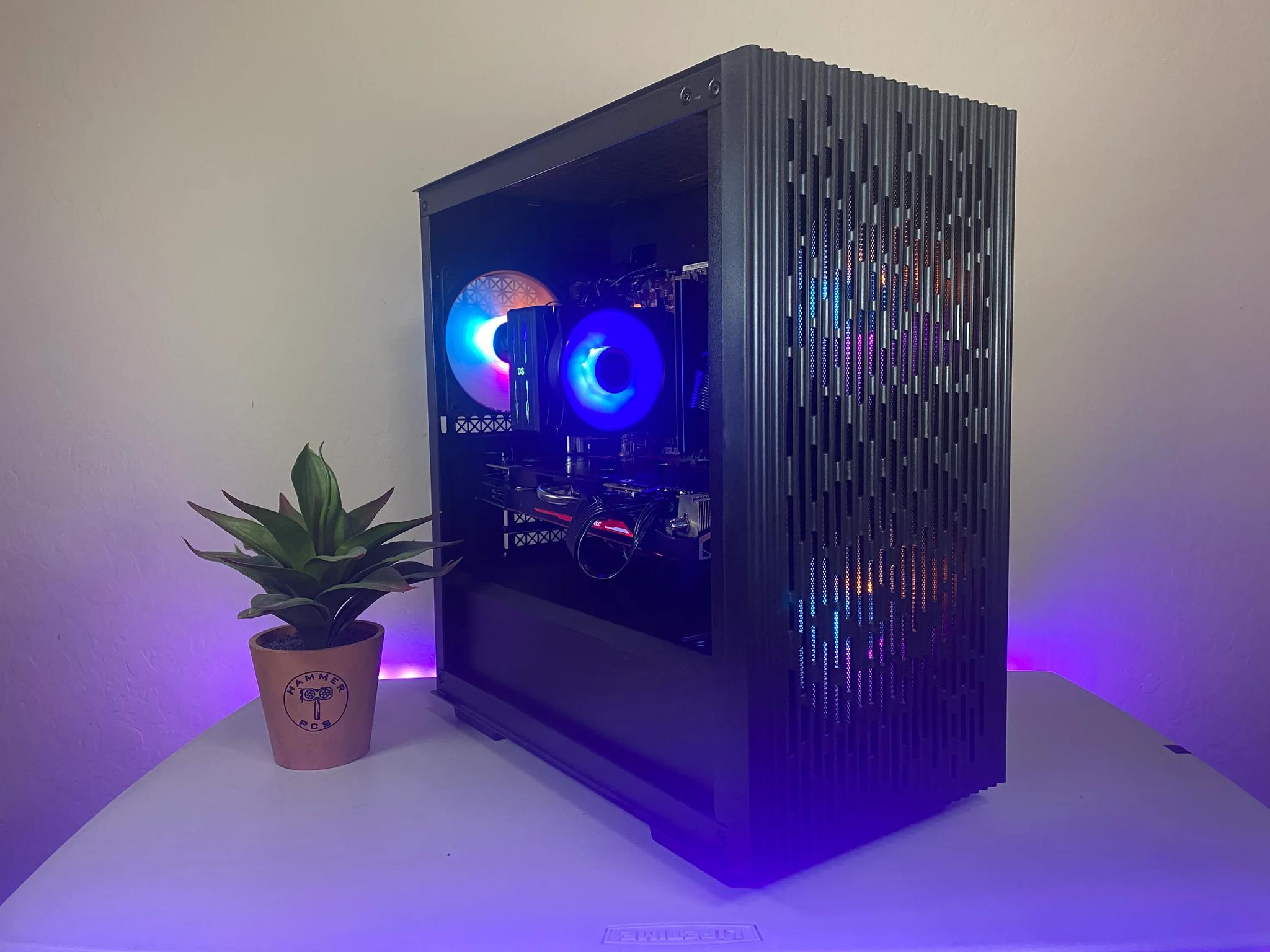 👾 Custom Built intel i5/AMD Radeon Budget RGB Gaming PC Computer 👾 | Minecraft, Valorant, and more