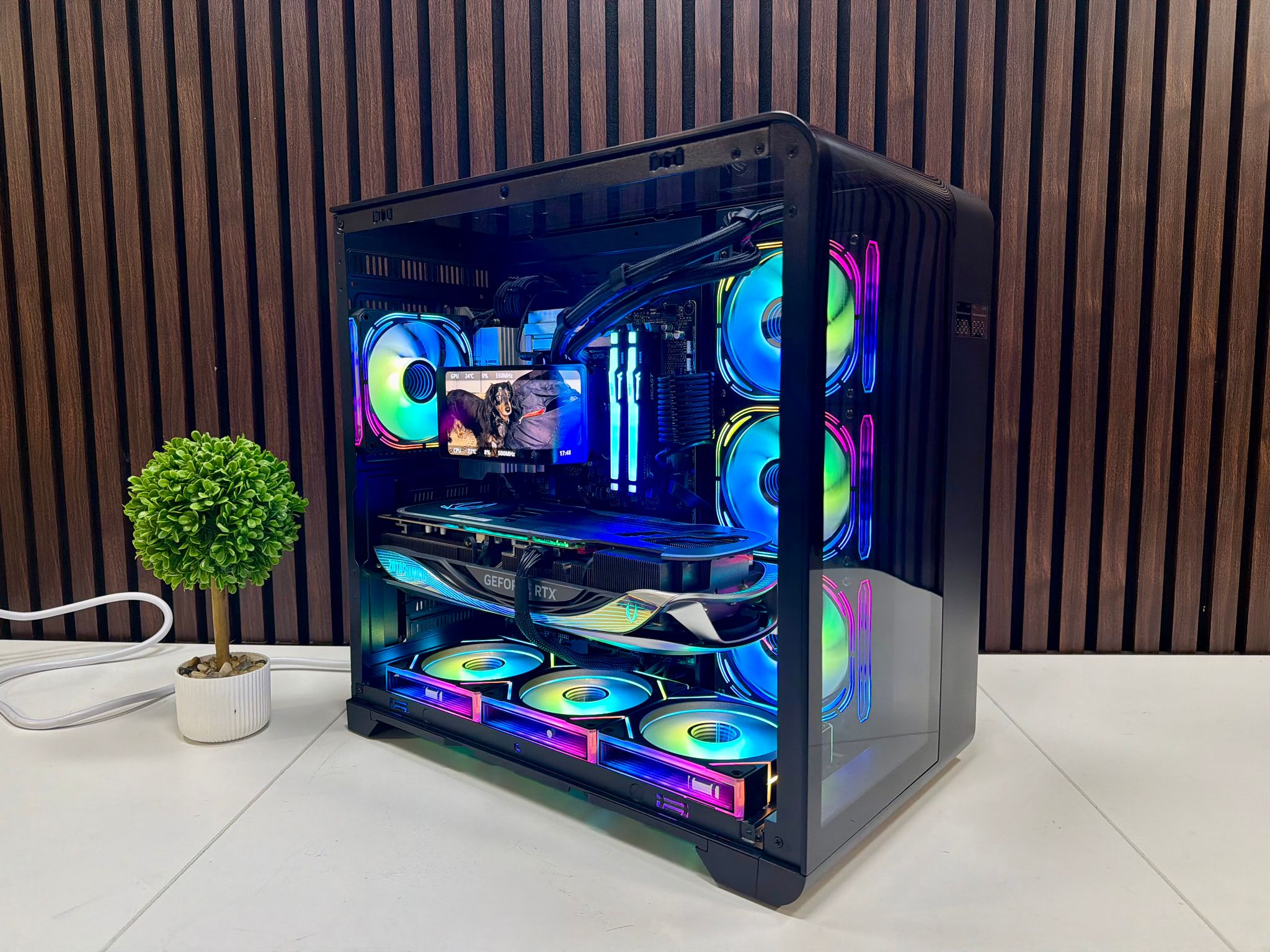 RTX 4080 | Intel Ultra 9 285k | 32GB DDR5 | 2TB M.2 | 1000 Watt Gold PSU | LCD AIO