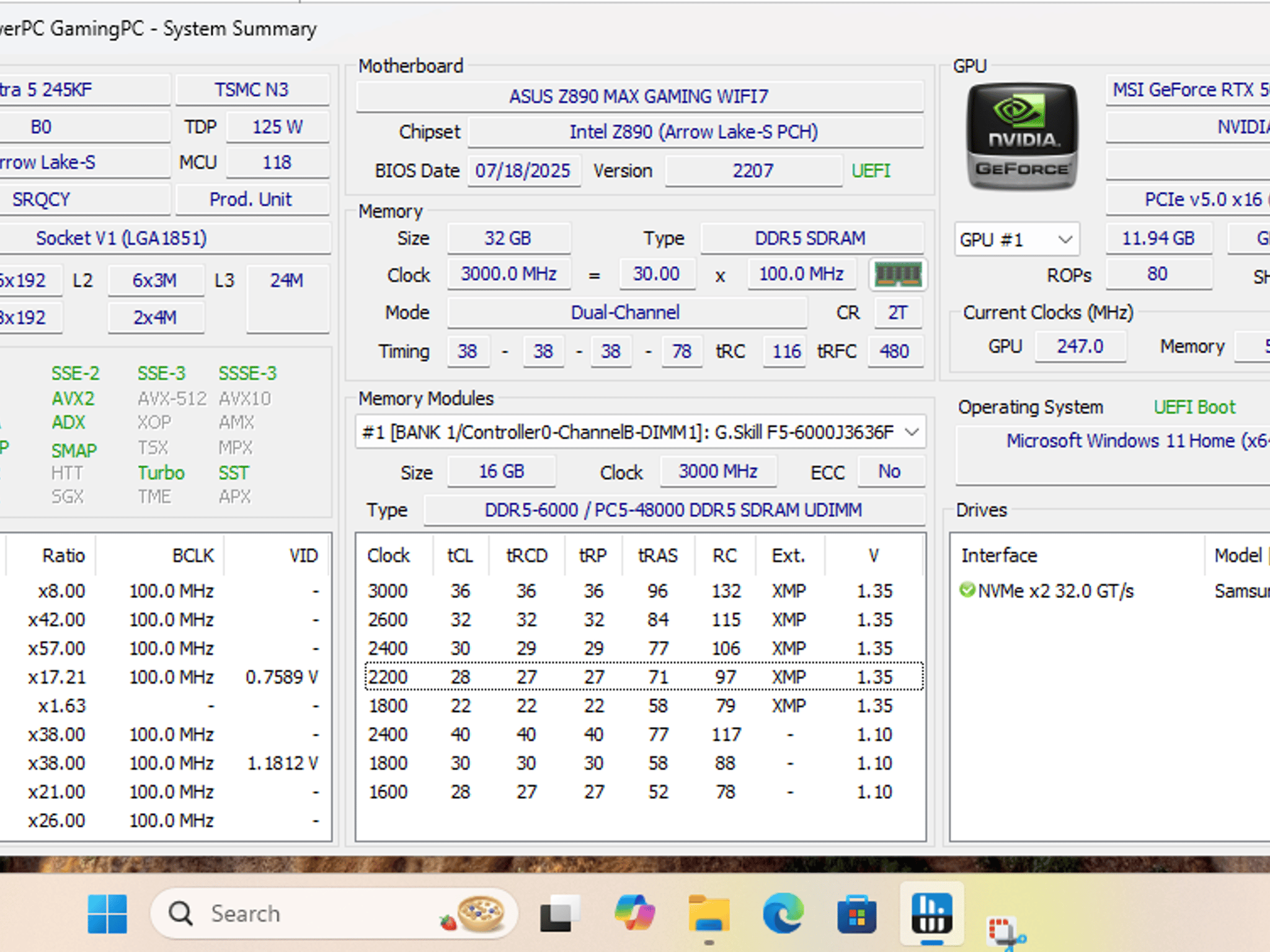 245KF+5070 1440p/4K Ready White Aesthetic Custom PC