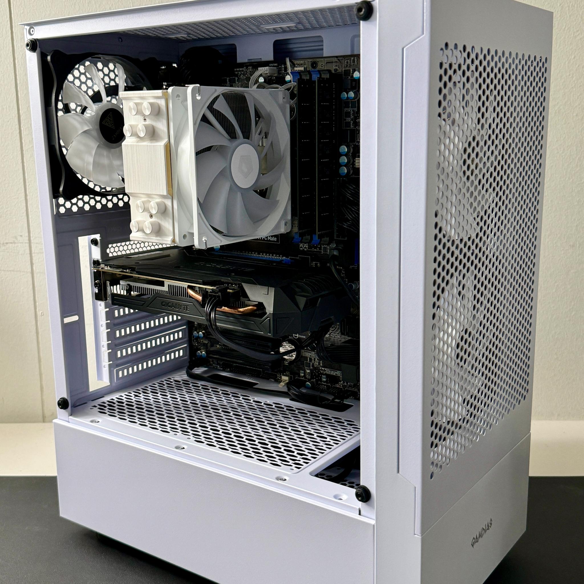 GTX 1060 3GB | INTEL i5 4570 | 16GB DDR3 RAM | 500 GB SSD | White Gaming Computer