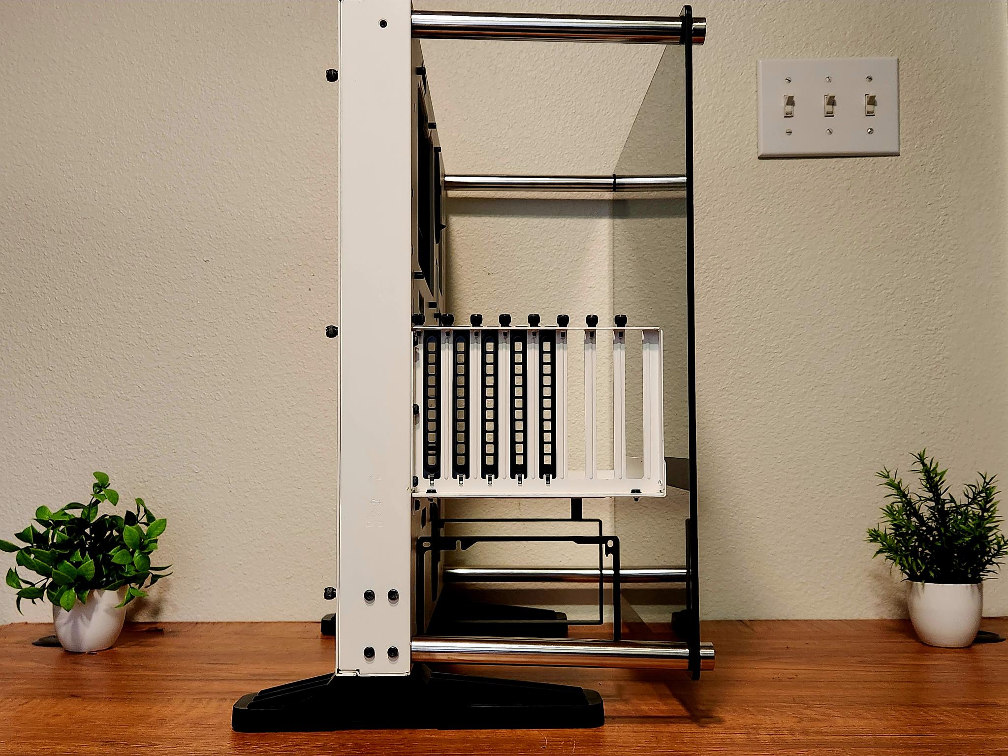 Thermaltake Core P3 Snow Case | Panoramic | Wall Mountable | ATX | PCIE 4.0 Riser Cable Included