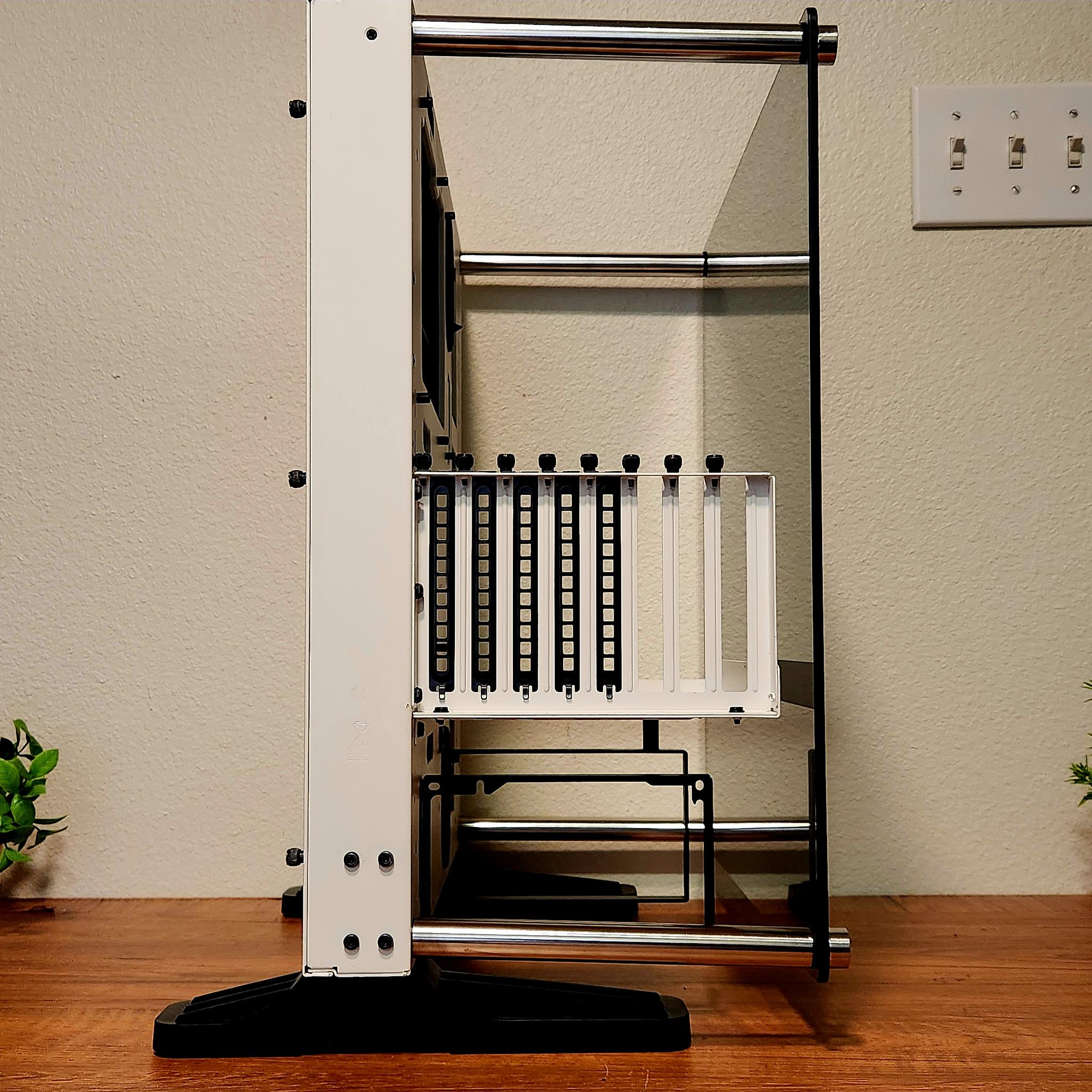 Thermaltake Core P3 Snow Case | Panoramic | Wall Mountable | ATX | PCIE 4.0 Riser Cable Included