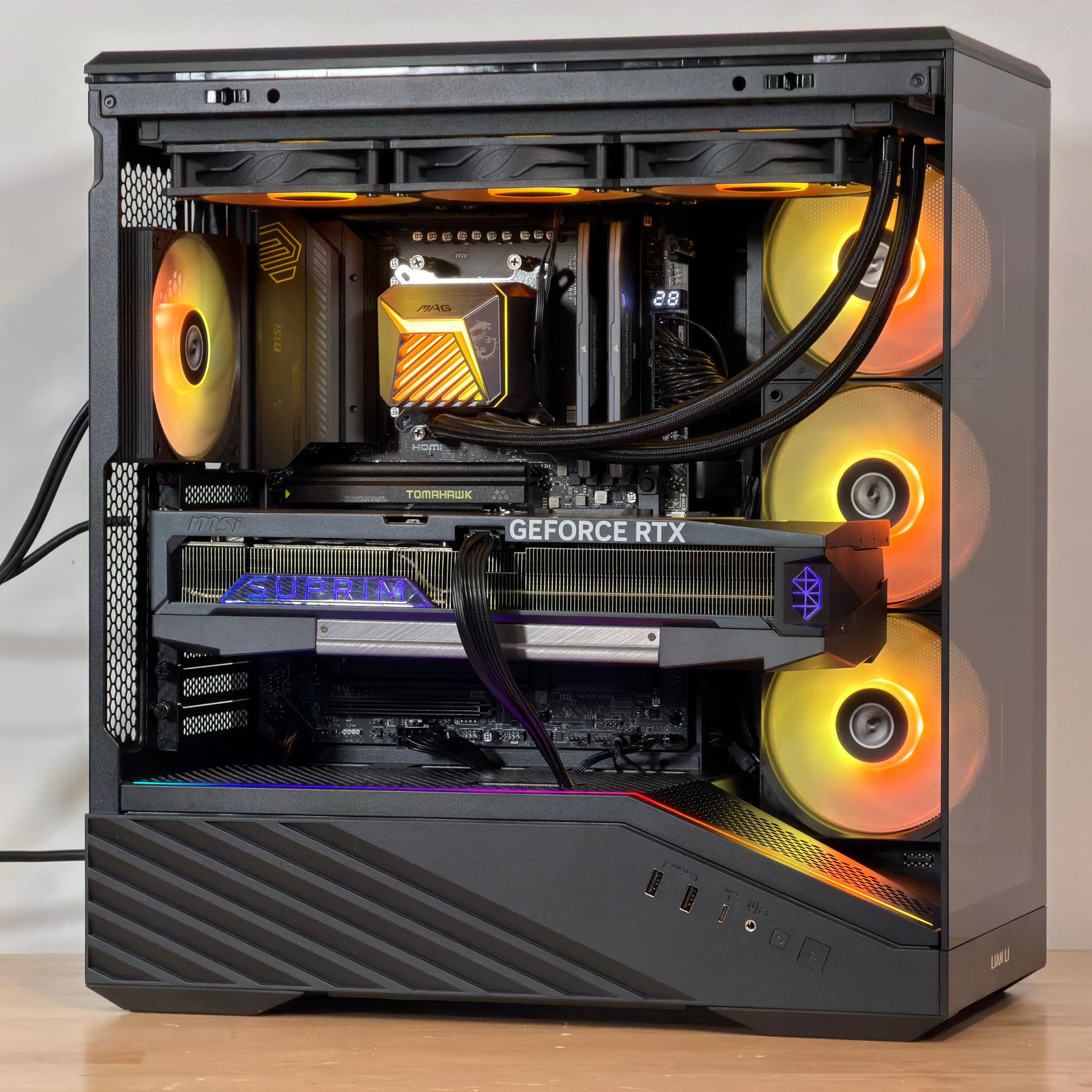 RTX 5090 Suprim Ryzen 7 9800x3d Gaming PC
