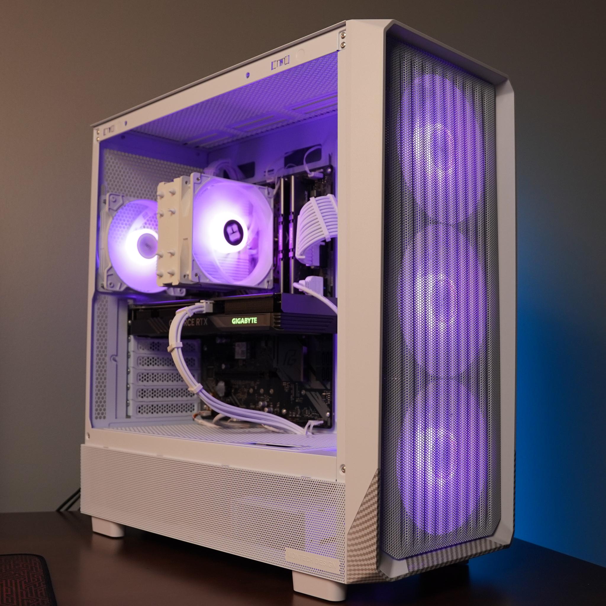 🤍ARCTIC🤍 1440p/1080p GAMING MACHINE 💚RTX 4060 🧡 Ryzen 5 3600 | 16GB | WIFI | WIN 11