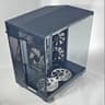 Black NZXT PC Case with Tempered Glass w/ 5 Fans
