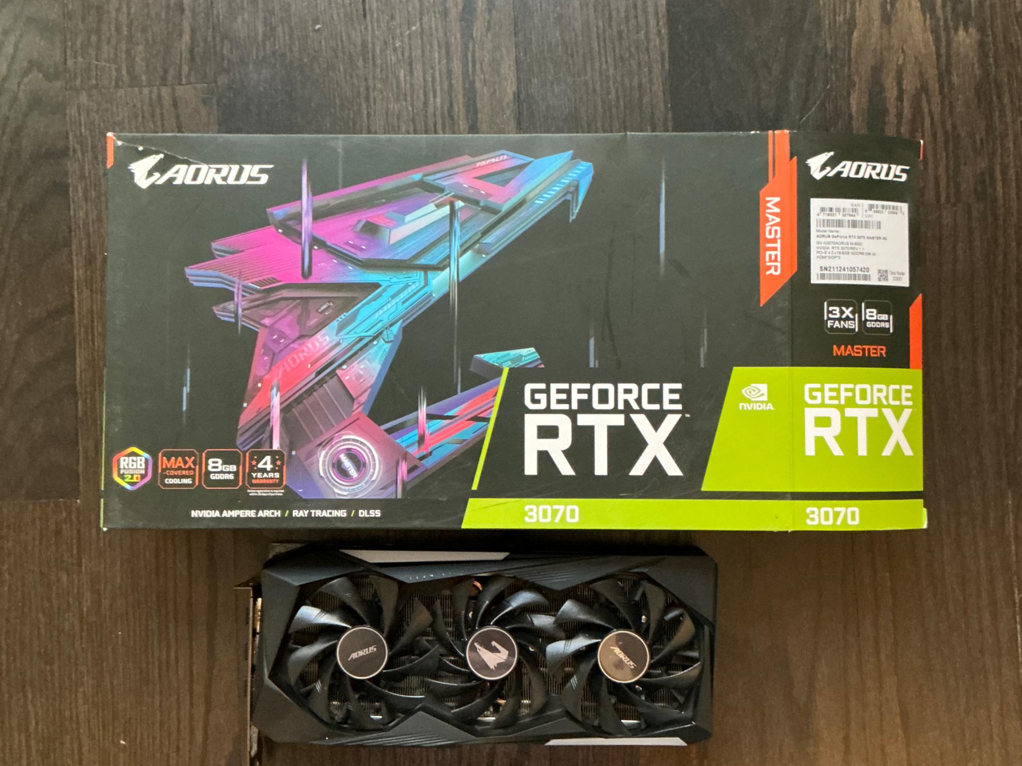 Gigabyte AORUS GEFORCE RTX 3070