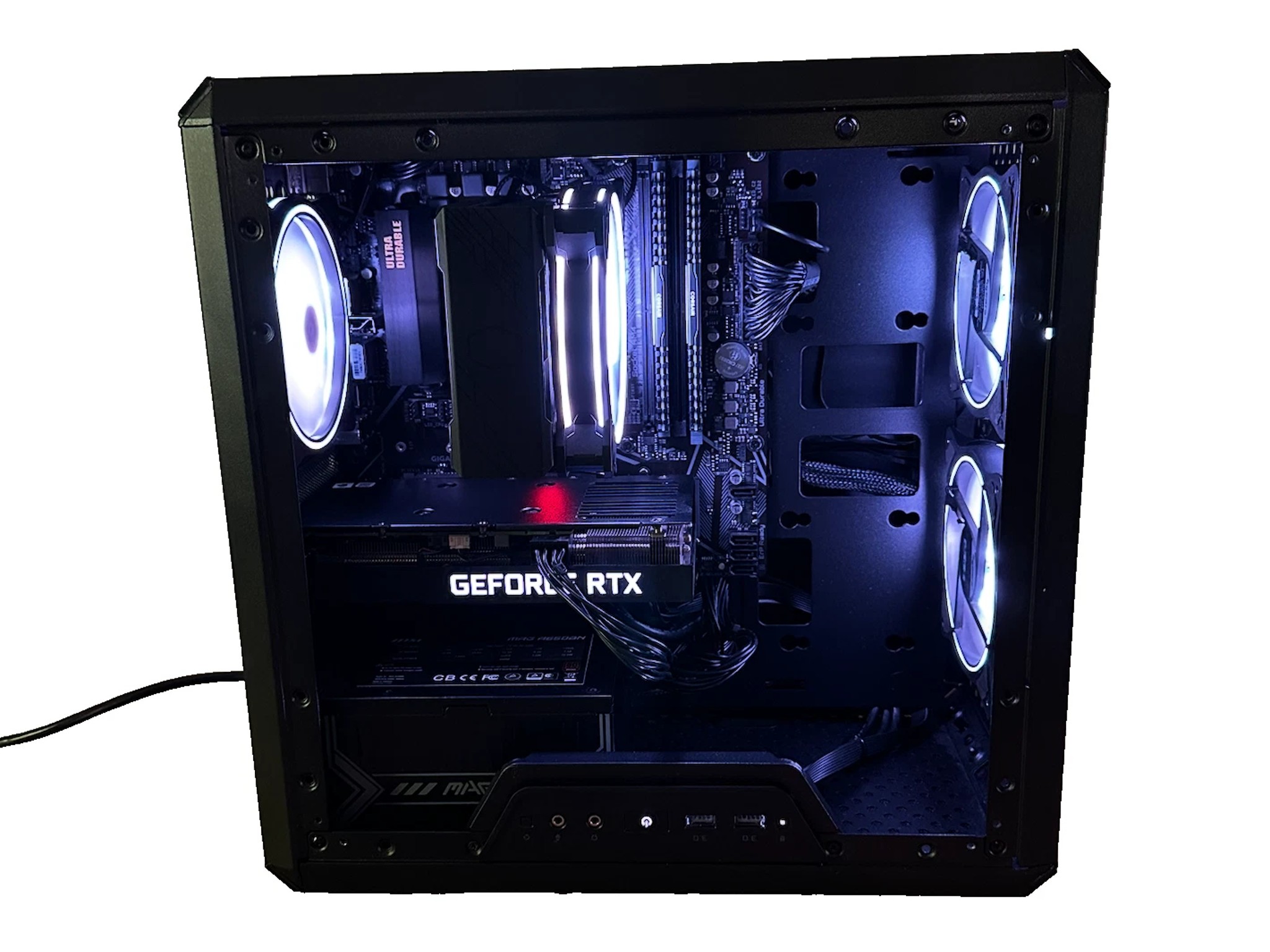 Performance 1080p/1440p Gaming PC RTX 3060 Ti Ryzen 5600 32GB RAM 1TB NVMe SSD WiFi Upgrade Path