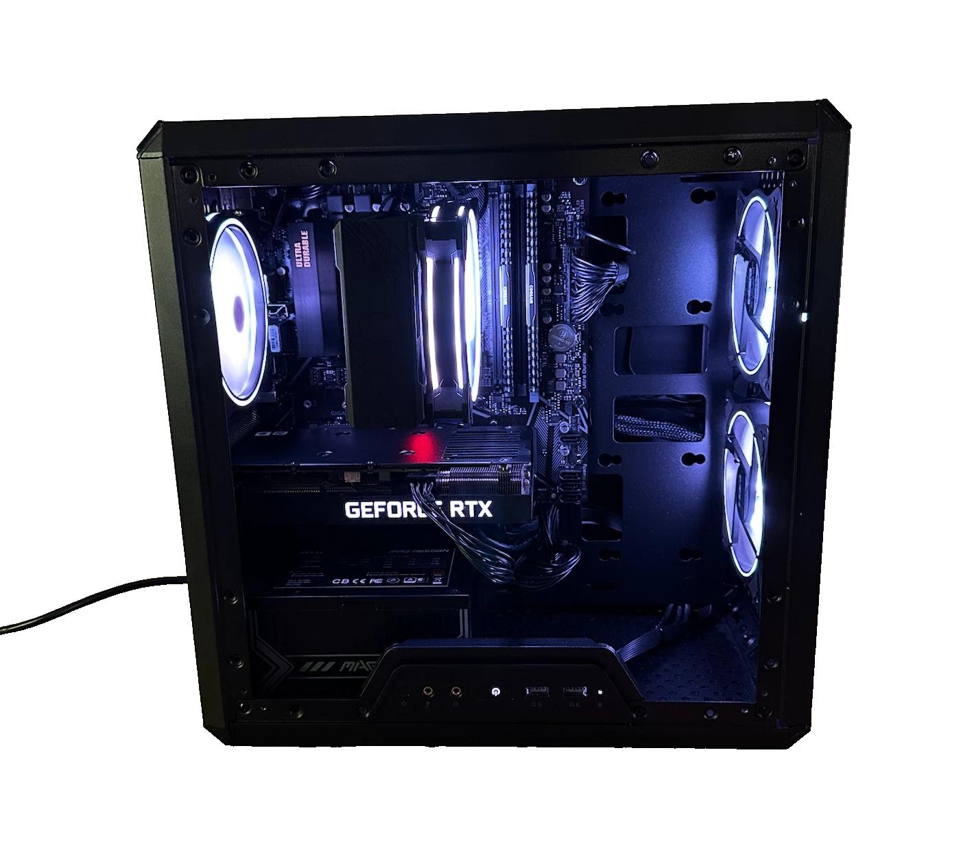 Performance 1080p/1440p Gaming PC RTX 3060 Ti Ryzen 5600 32GB RAM 1TB NVMe SSD WiFi Upgrade Path