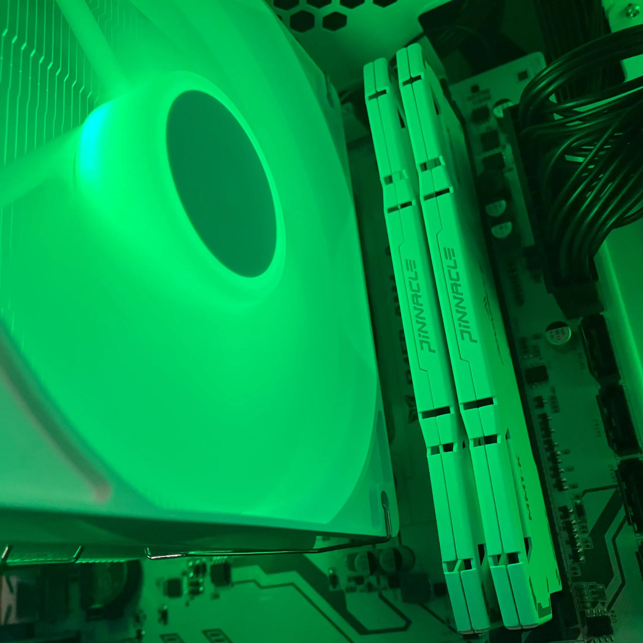 Copy of White RGB Gaming PC Ryzen 5 5500 RTX 2060 16GB RAM 1tb SSD Micro-Atx