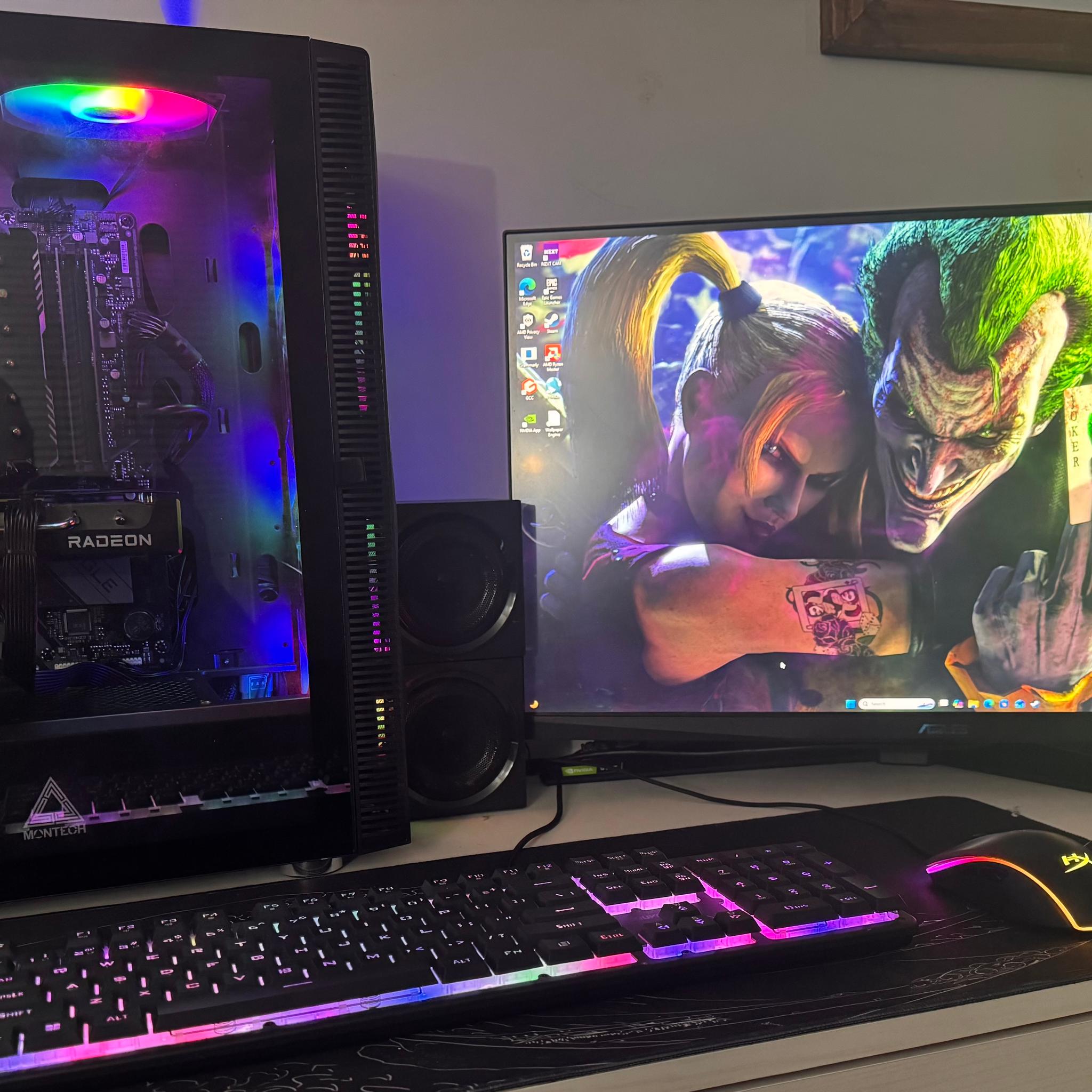 Custom Gaming PC / Radeon RX 9060 XT / 16GB 6000Mhz / Ryzen 5 7600X/