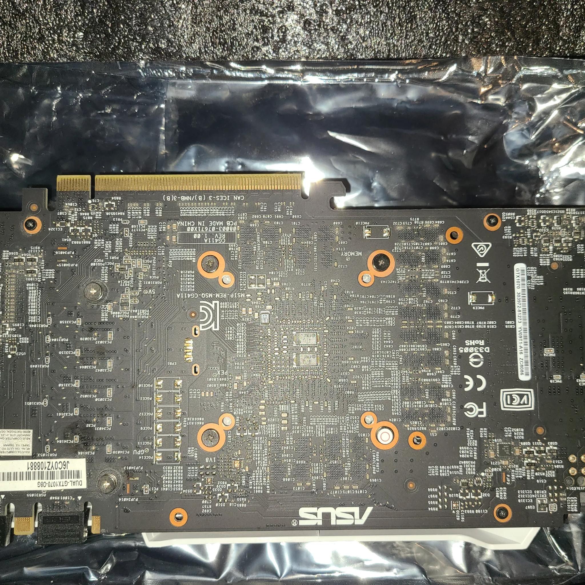ASUS DUAL 1070 OC 8GB
