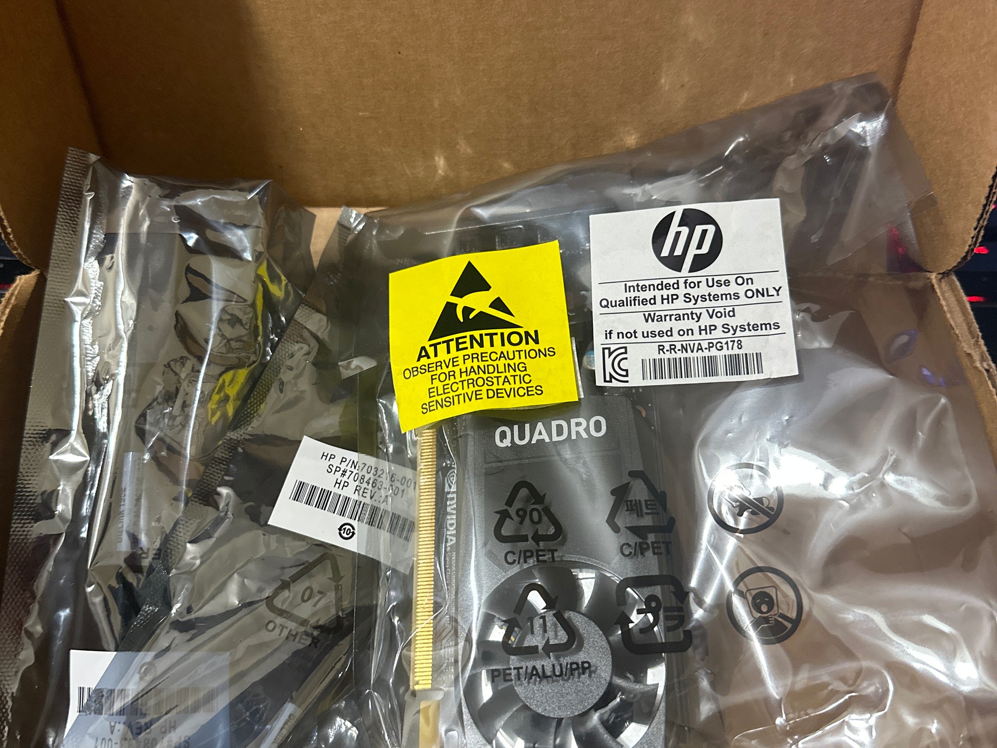 Quadro P620 with accessories