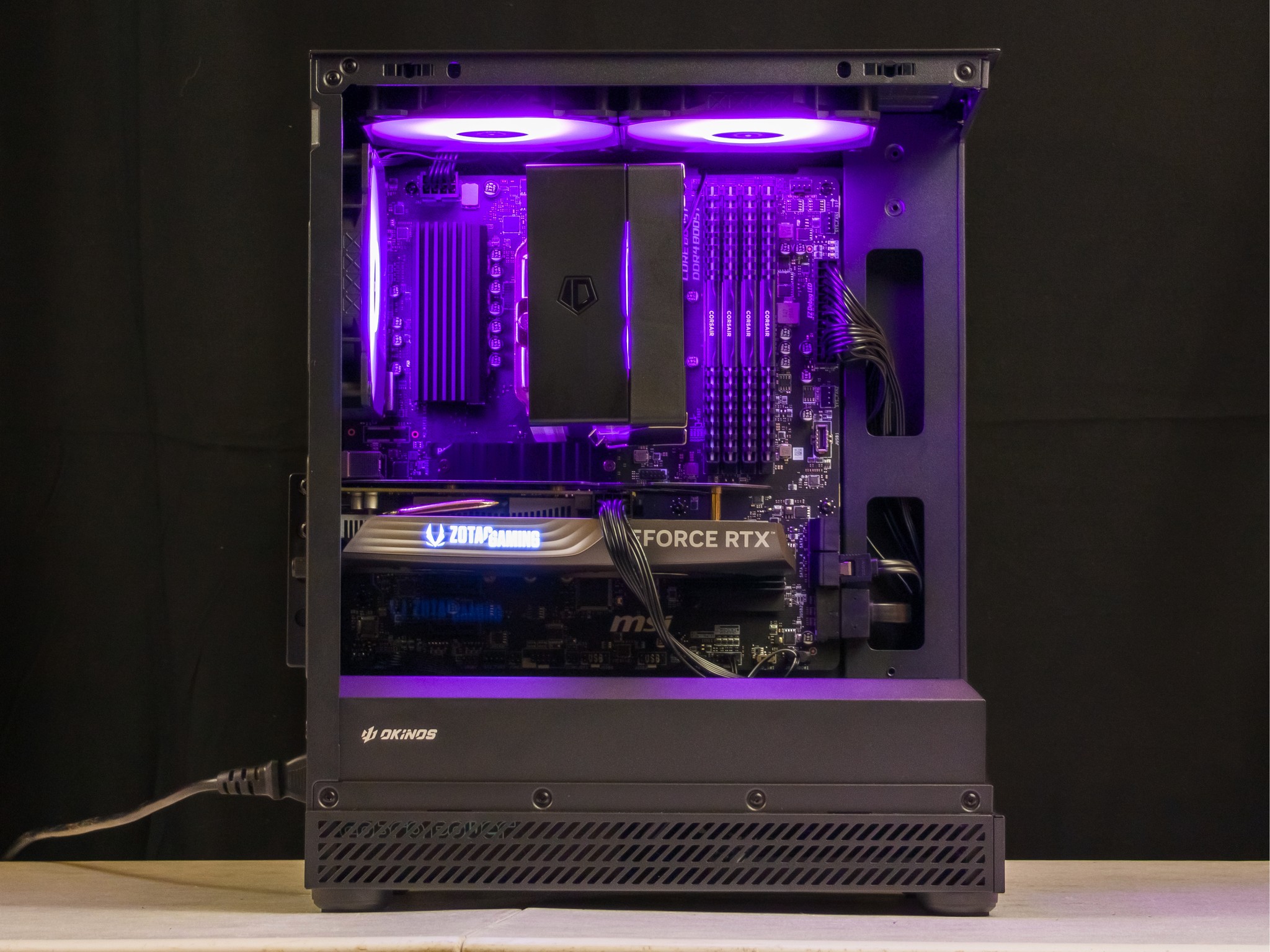 💜🖤 RTX 4060 / Ryzen 5 5500 / 16GB Gaming PC 🖤💜