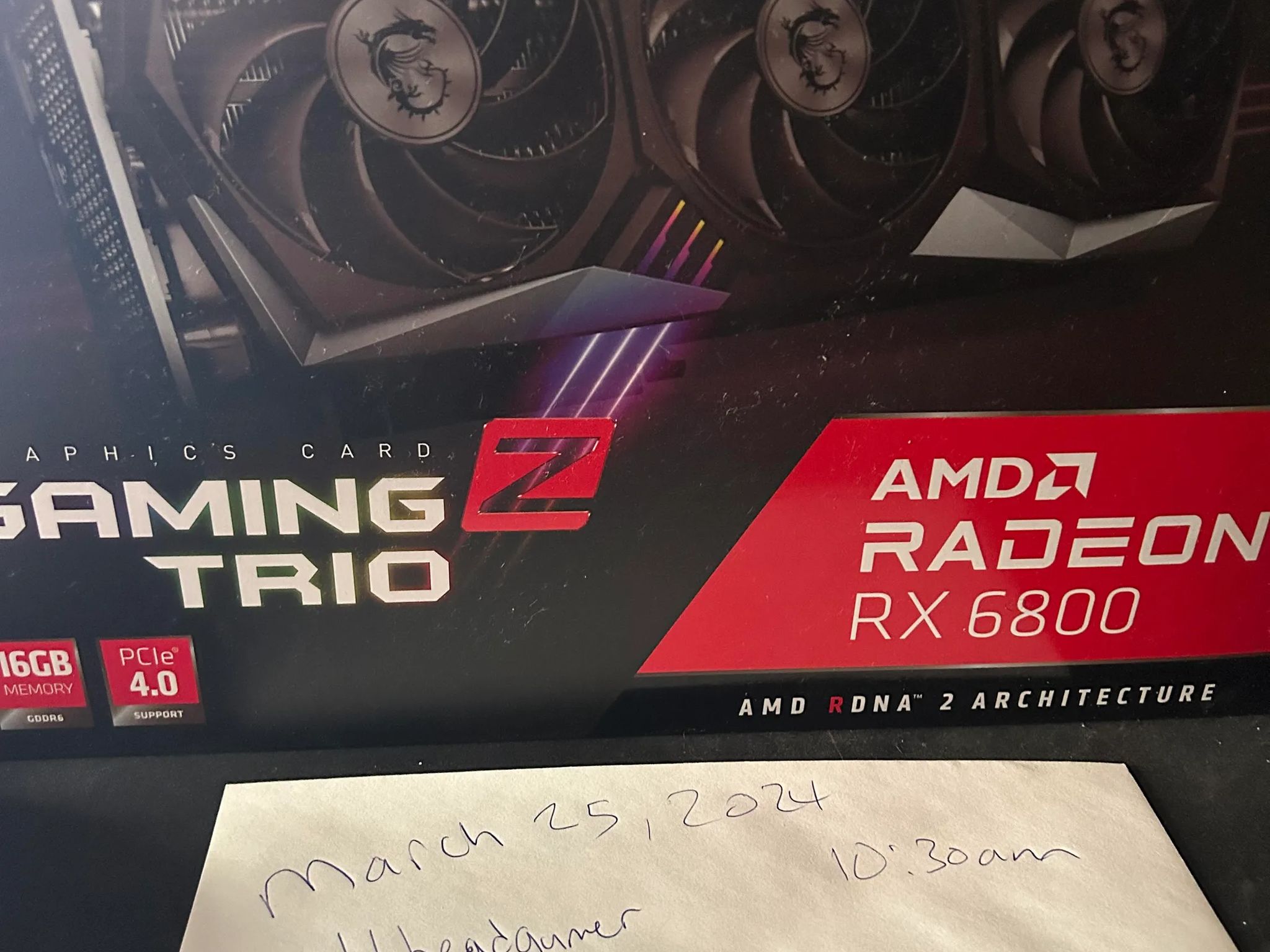 RX 6800 16gb