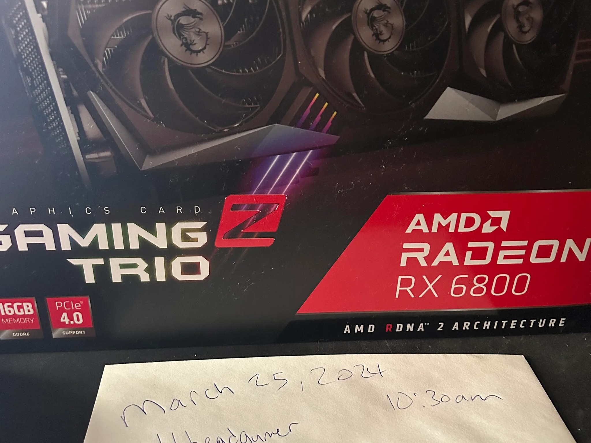 RX 6800 16gb