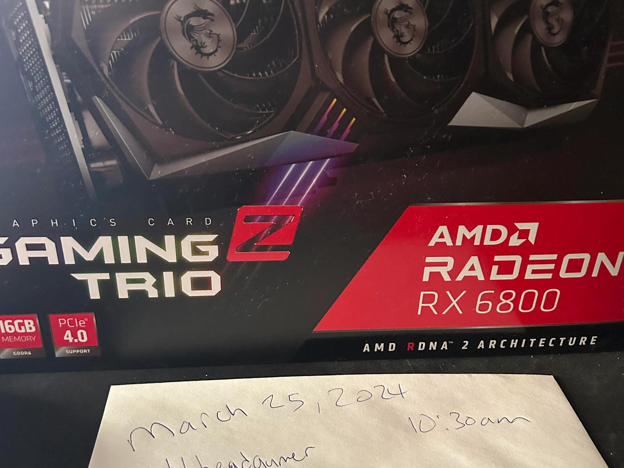 RX 6800 16gb