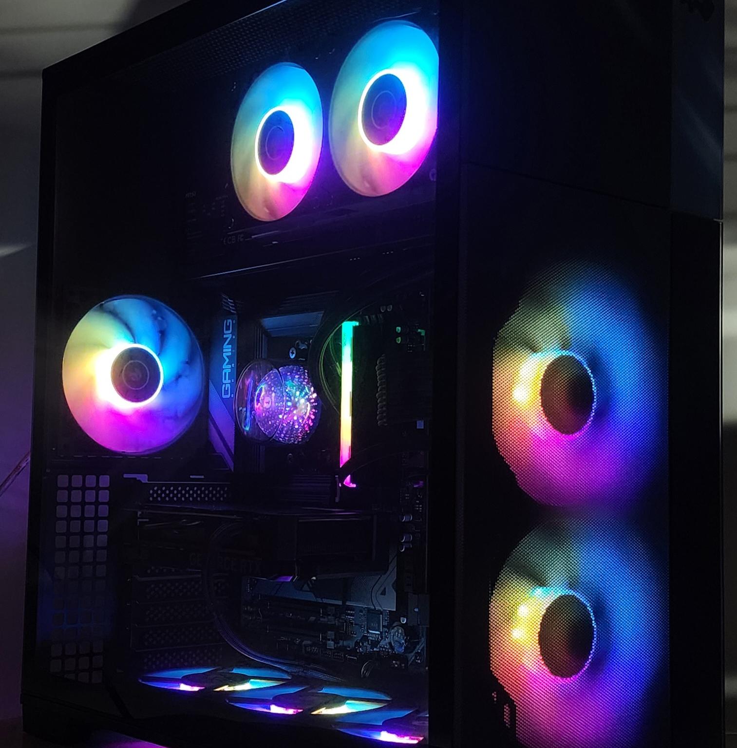 Gaming PC Ryzen 7 7700X 16GB RAM 1TB SSD RTX 4060 Ti 16GB Windows 11 Computer