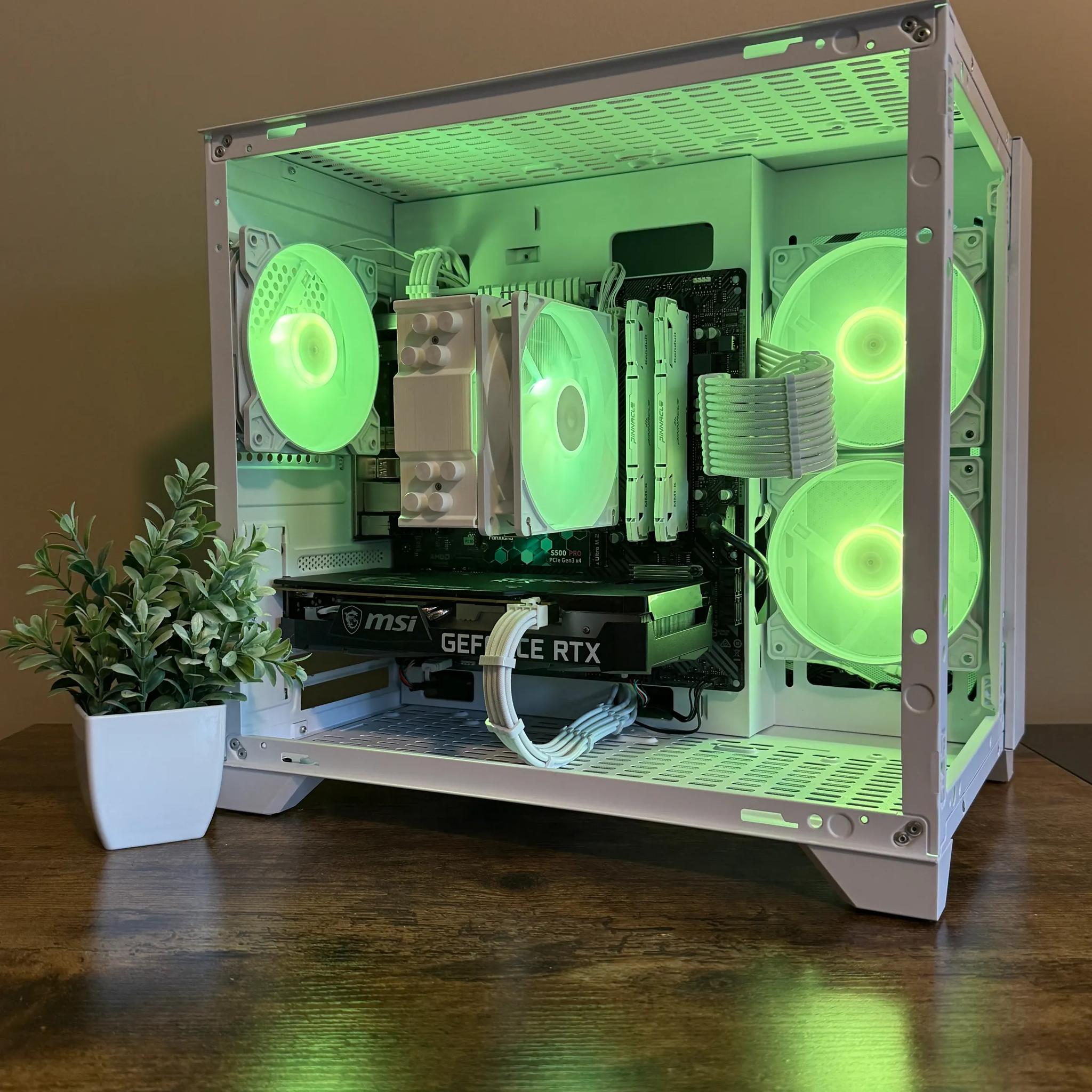 🎮 Balanced Gamer ⚖️ | RTX 3060 | Ryzen 5 5600 | 16GB RAM | 512GB SSD |⚪ High Performance Gaming PC⚪