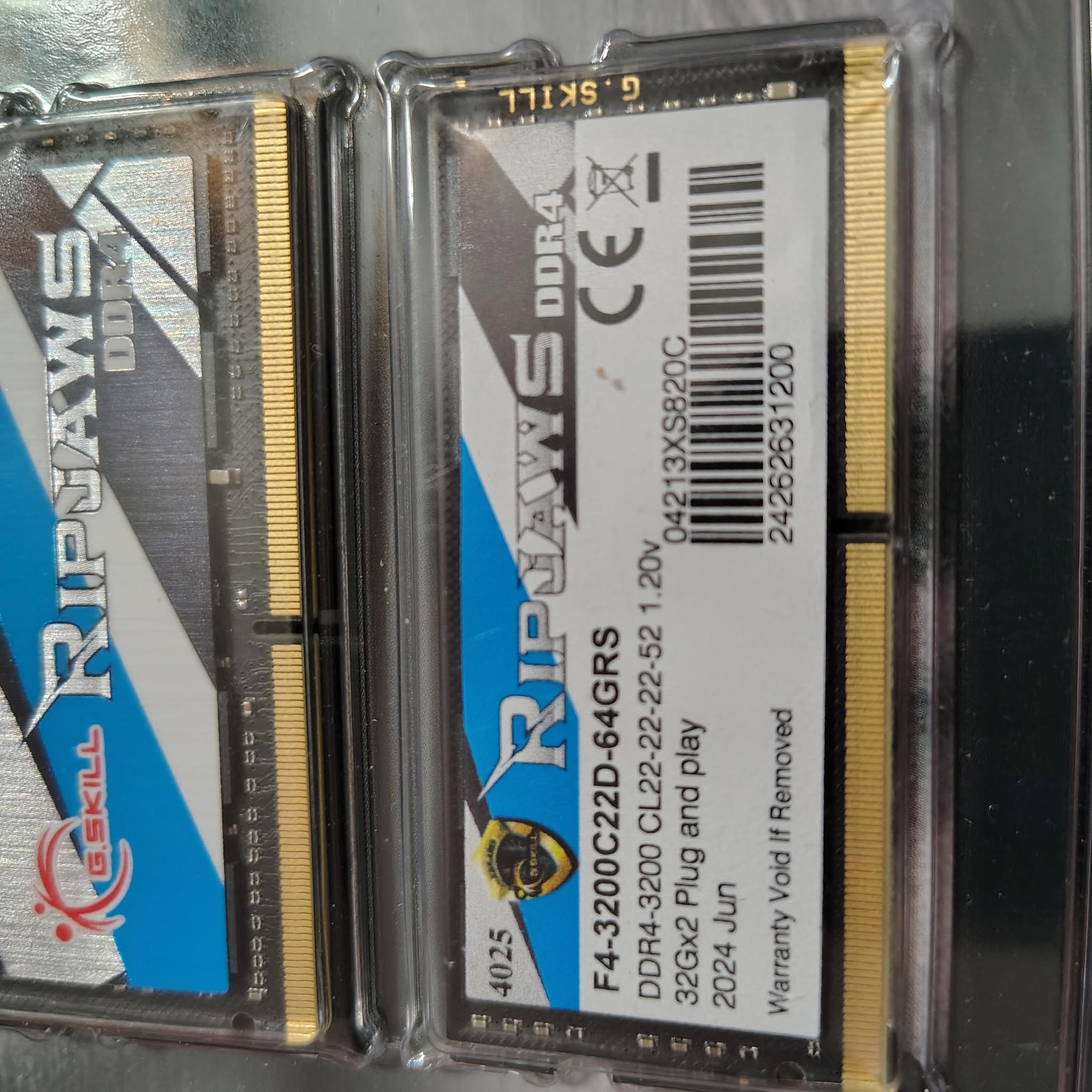 G.Skill Ripjaws 64GB