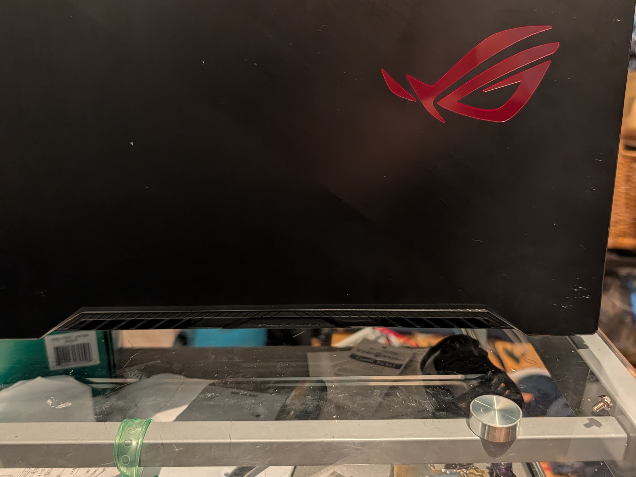 ASUS ROG GAMING LAPTOP WITH RAM CHARGER MOUSE  AND NEW PARTS