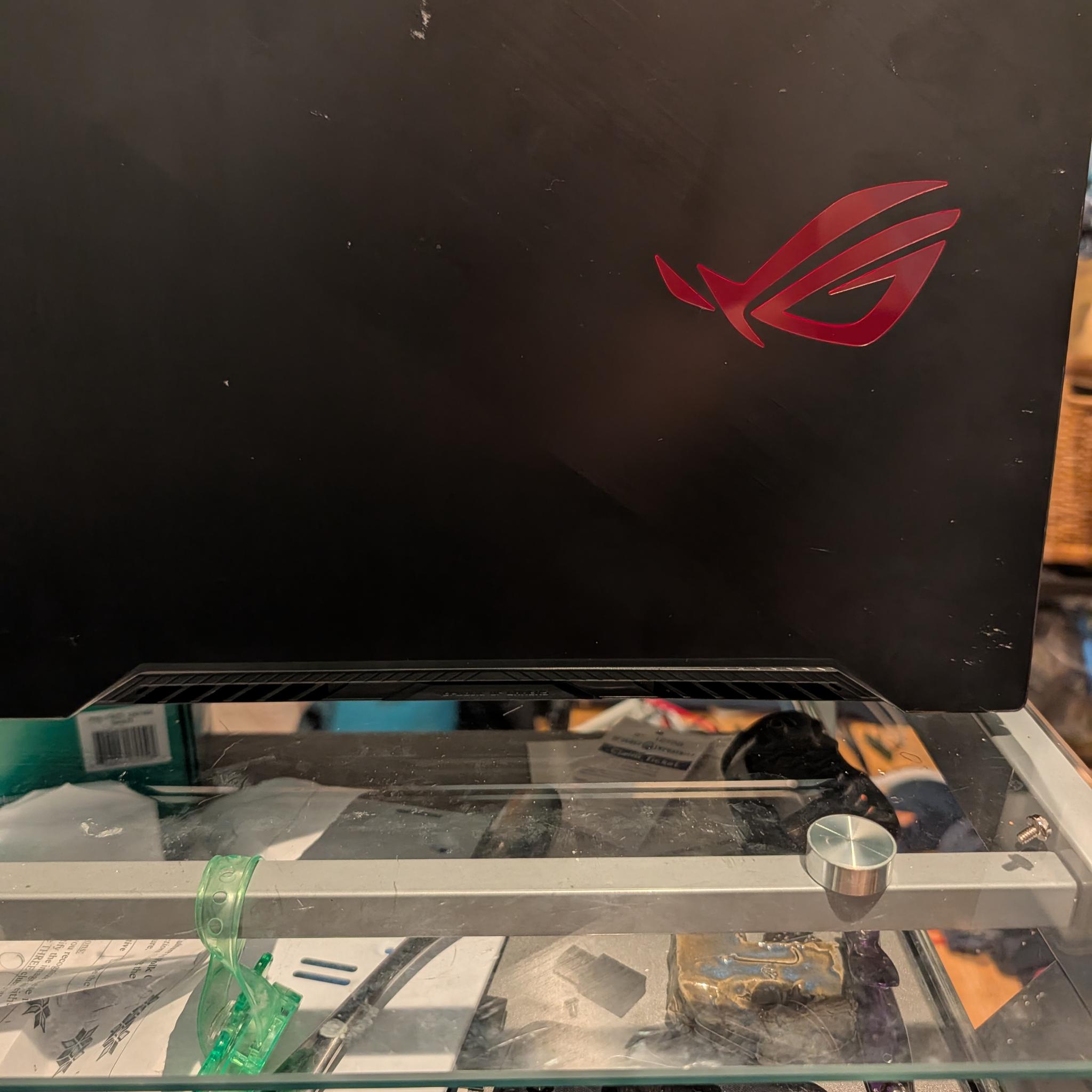 ASUS ROG GAMING LAPTOP WITH RAM CHARGER MOUSE  AND NEW PARTS