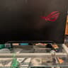 ASUS ROG GAMING LAPTOP WITH RAM CHARGER MOUSE  AND NEW PARTS