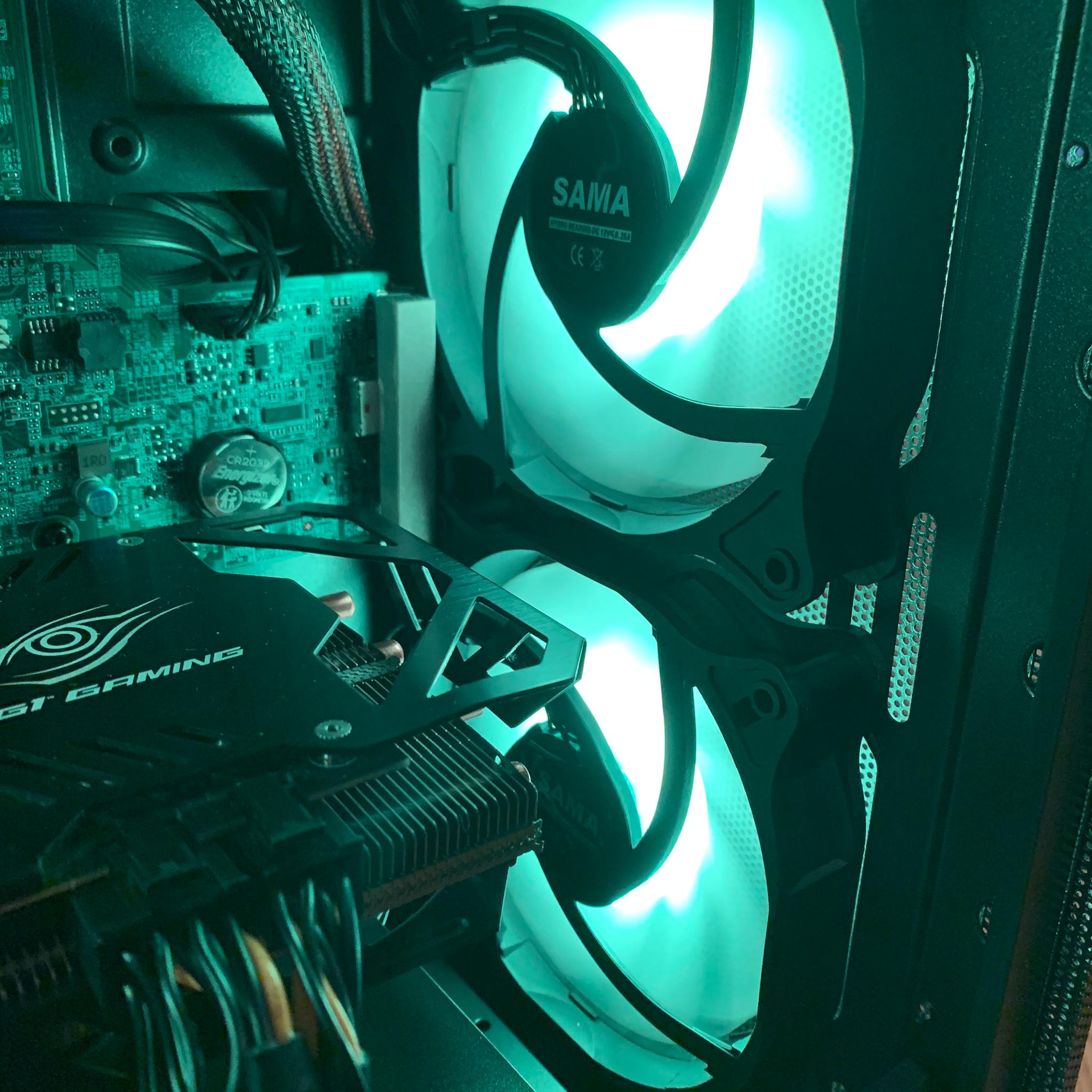 NVIDIA GTX 970 i3 8100 FORTNITE READY 16GB RAM 1000GB SSD ARGB CUSTOM WINDOWS GAMING PC