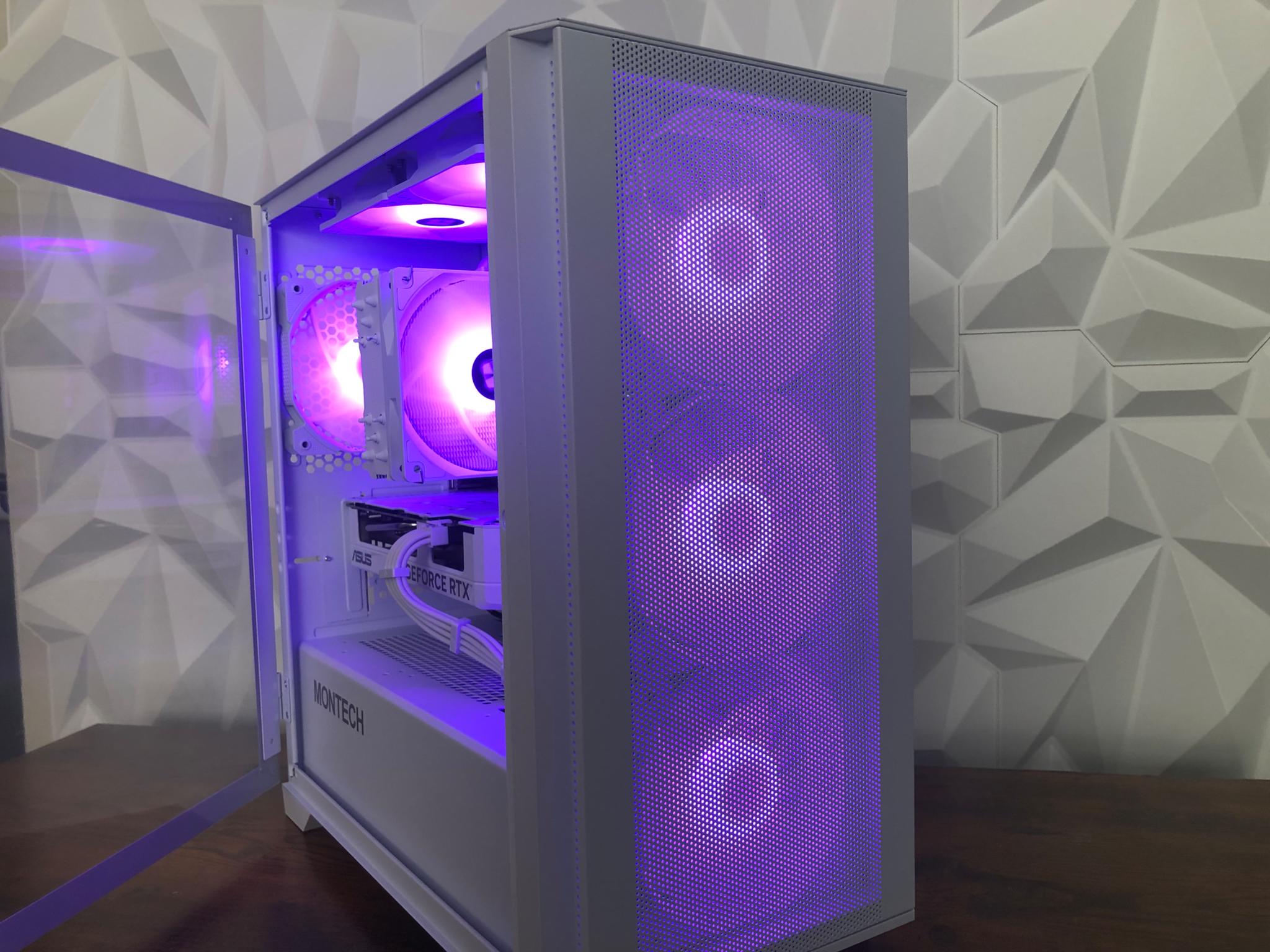 WHITEOUT AMD RYZEN 7 5700x & RTX 4060 GAMING PC!