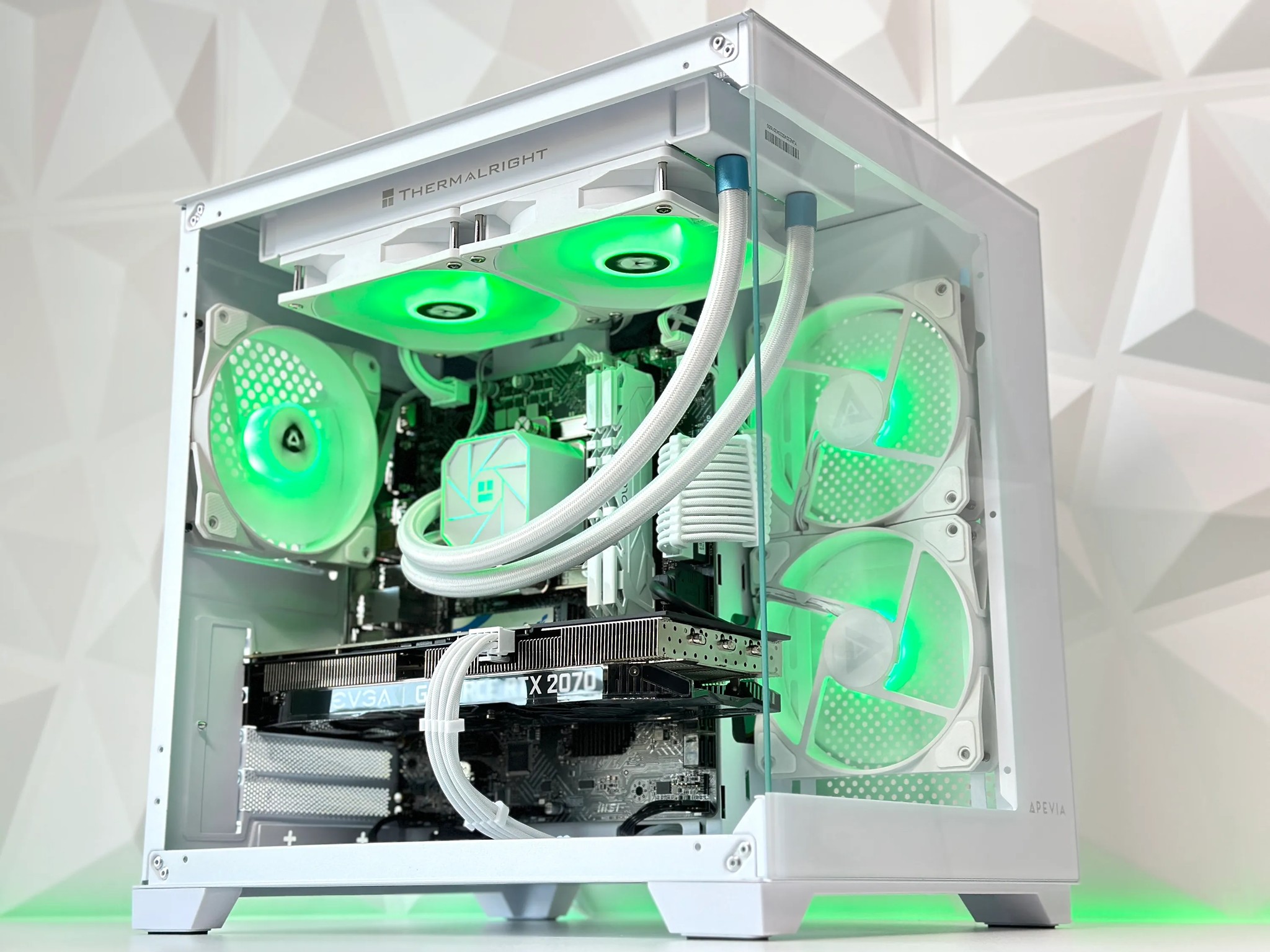 🐻‍❄️⛰️||Liquid Cooled Gaming PC❄️Nvidia RTX 2070 8GB❄️AMD Ryzen 5 3500X❄️16GB DDR4❄️512GB NVME